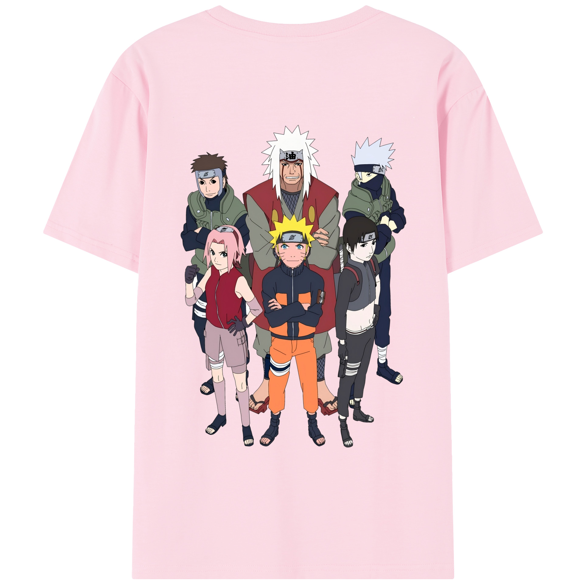 （画像用） NARUTO -ナルト- うずまき ナルト Uzumaki Naruto 綿100％半袖Tシャツ（背面プリント）