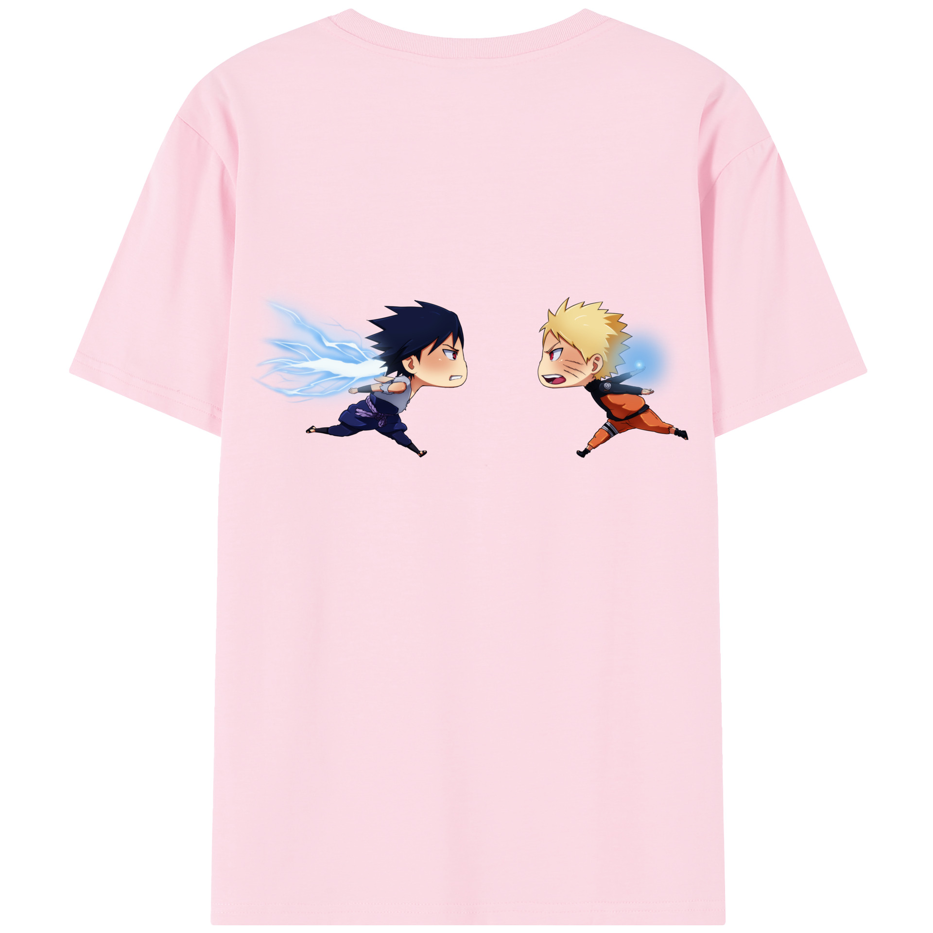 （画像用） NARUTO -ナルト- うずまき ナルト Uzumaki Naruto 綿100％半袖Tシャツ（背面プリント）