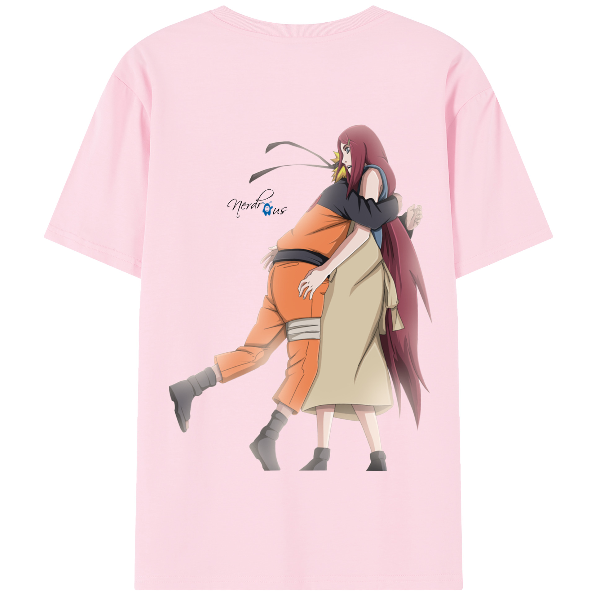 （画像用） NARUTO -ナルト- うずまき ナルト Uzumaki Naruto 綿100％半袖Tシャツ（背面プリント）