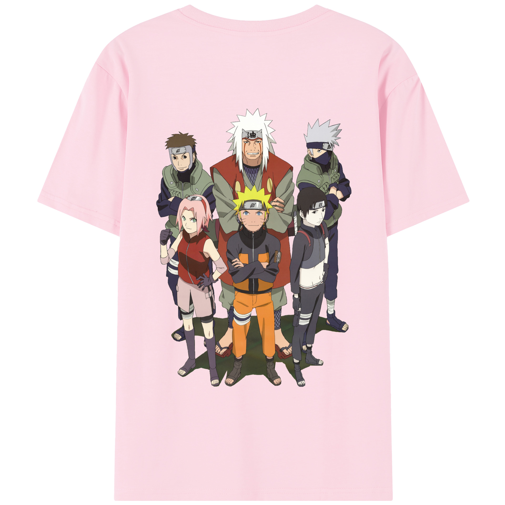 （画像用） NARUTO -ナルト- うずまき ナルト Uzumaki Naruto 綿100％半袖Tシャツ（背面プリント）