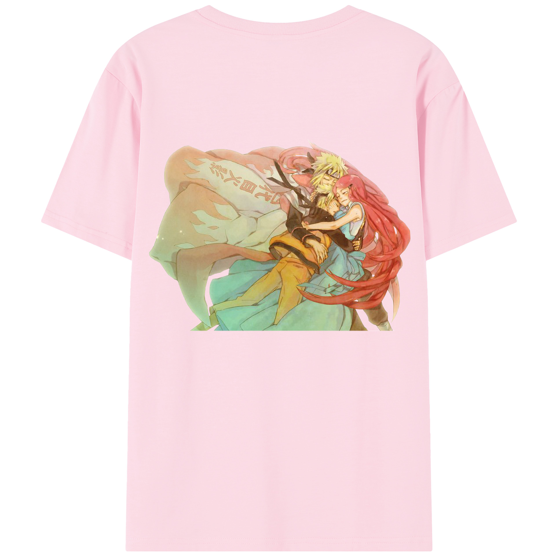 （画像用） NARUTO -ナルト- うずまき ナルト Uzumaki Naruto 綿100％半袖Tシャツ（背面プリント）