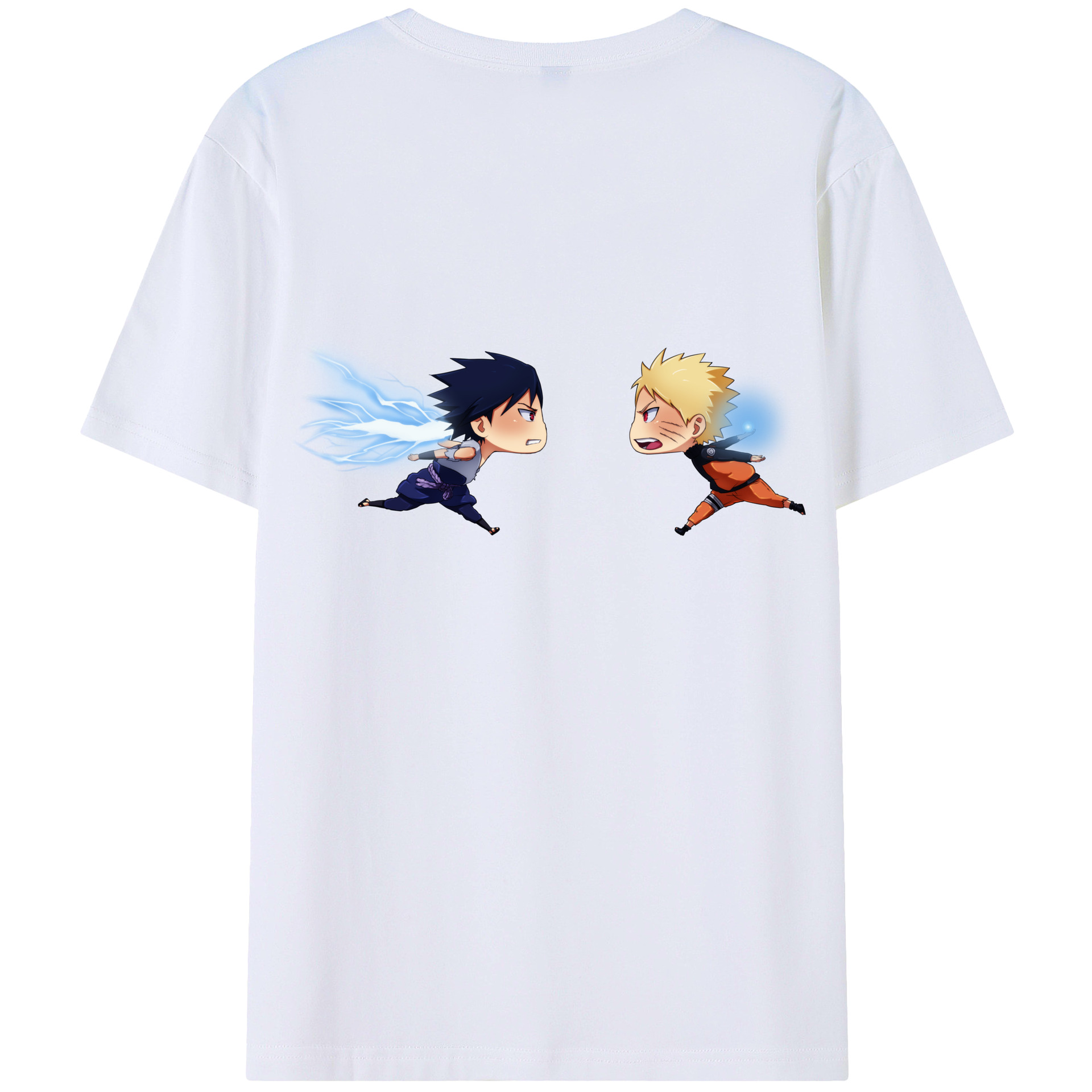 （画像用） NARUTO -ナルト- うずまき ナルト Uzumaki Naruto 綿100％半袖Tシャツ（背面プリント）