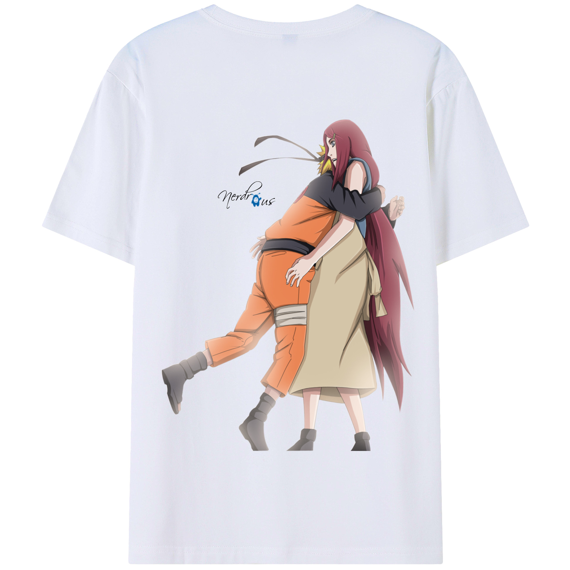 （画像用） NARUTO -ナルト- うずまき ナルト Uzumaki Naruto 綿100％半袖Tシャツ（背面プリント）
