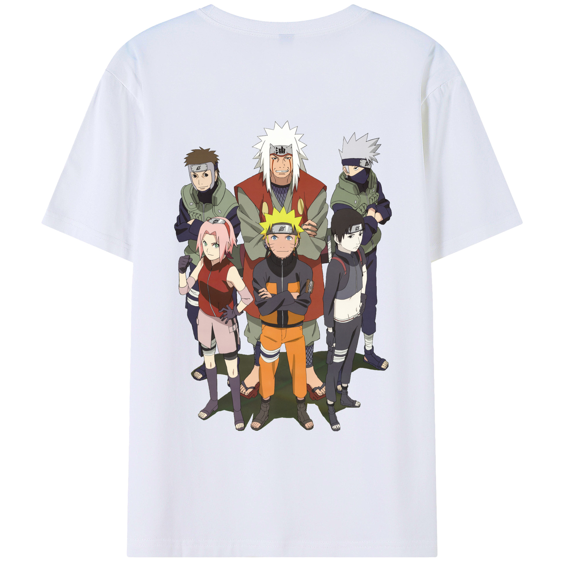 （画像用） NARUTO -ナルト- うずまき ナルト Uzumaki Naruto 綿100％半袖Tシャツ（背面プリント）