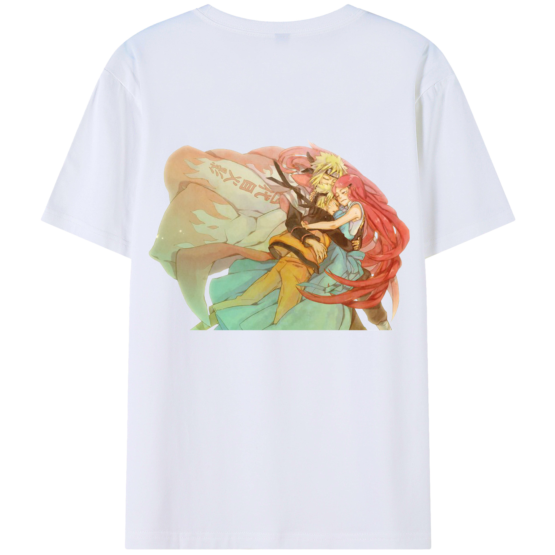 （画像用） NARUTO -ナルト- うずまき ナルト Uzumaki Naruto 綿100％半袖Tシャツ（背面プリント）
