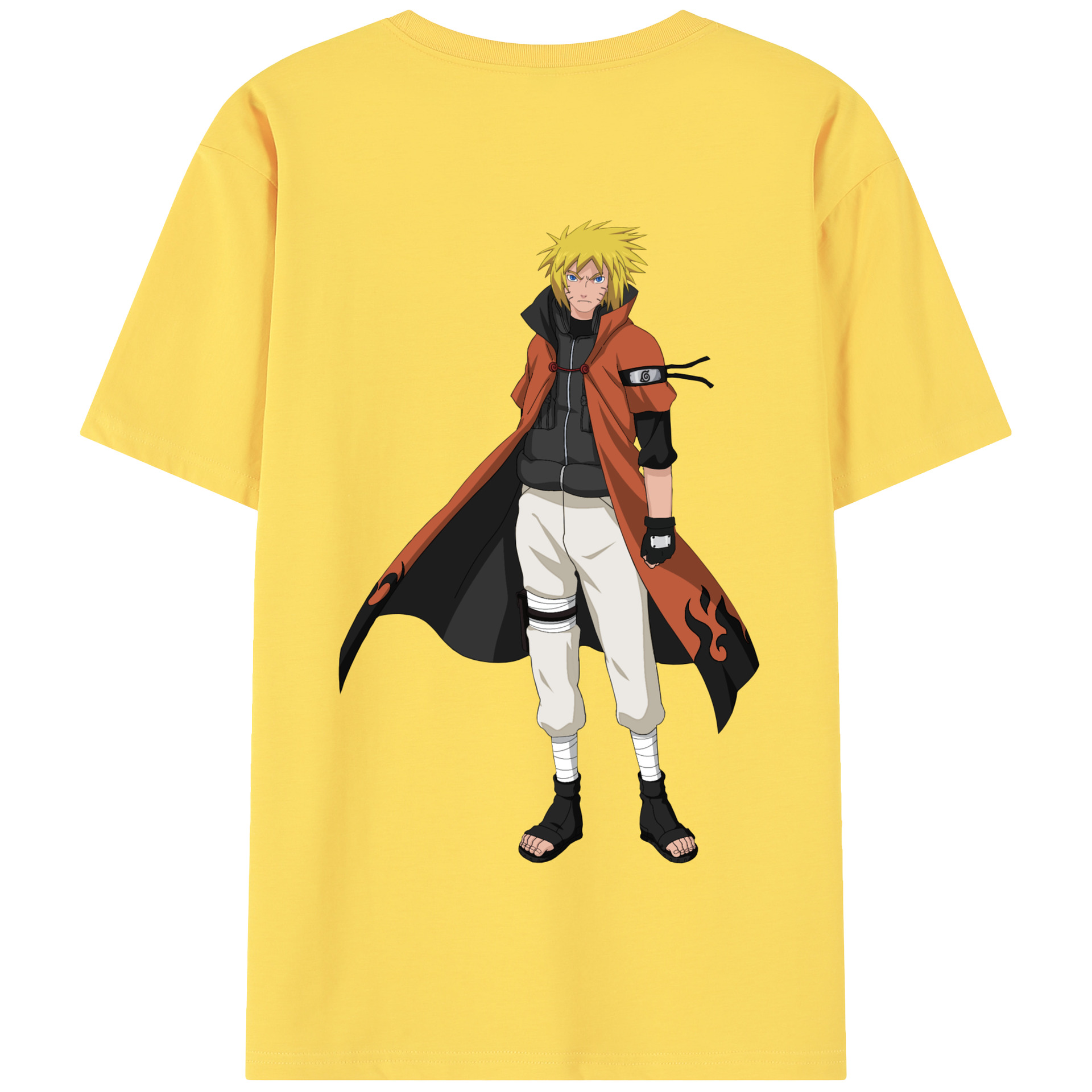 （画像用） NARUTO -ナルト- うずまき ナルト Uzumaki Naruto 綿100％半袖Tシャツ（背面プリント）