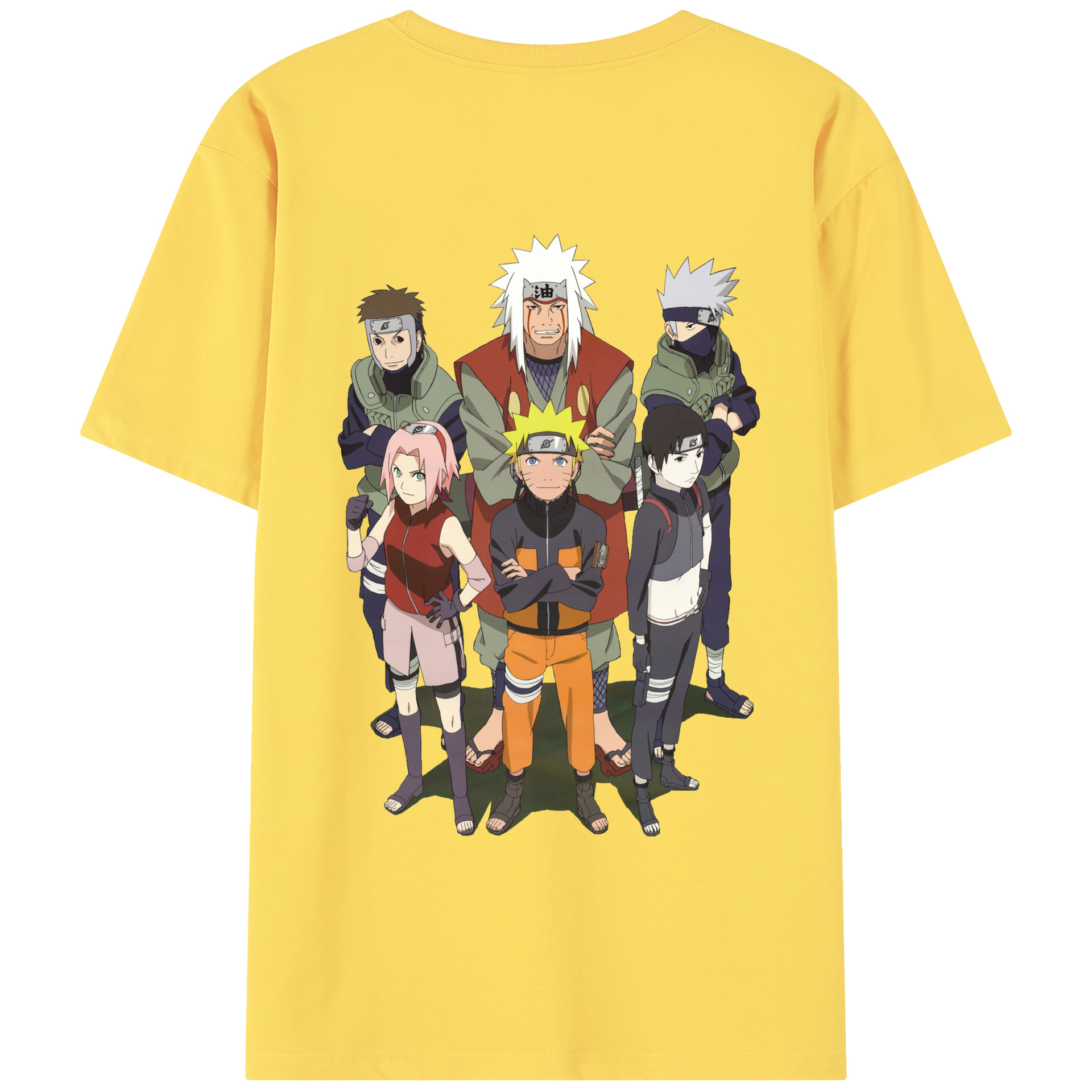 （画像用） NARUTO -ナルト- うずまき ナルト Uzumaki Naruto 綿100％半袖Tシャツ（背面プリント）