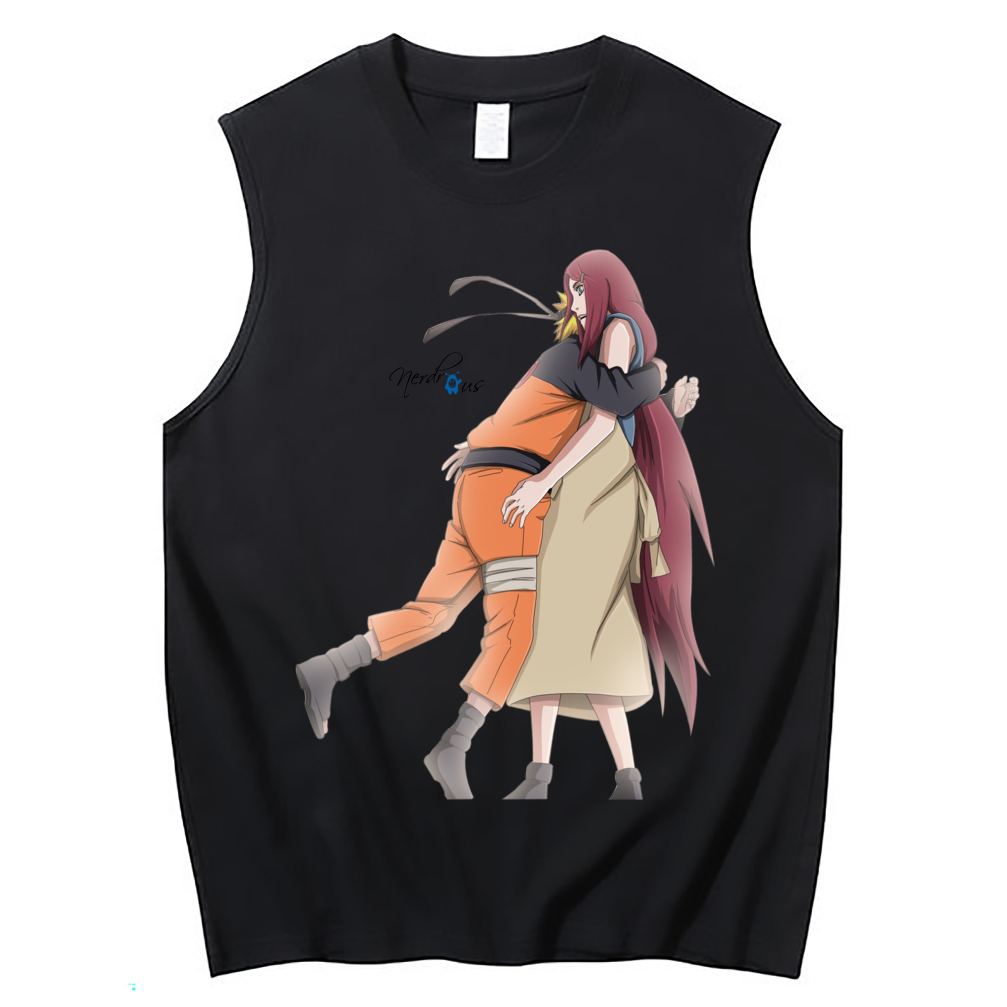（画像用） NARUTO -ナルト- うずまき ナルト Uzumaki Naruto コットン100％タンクトップ（フロントプリント）