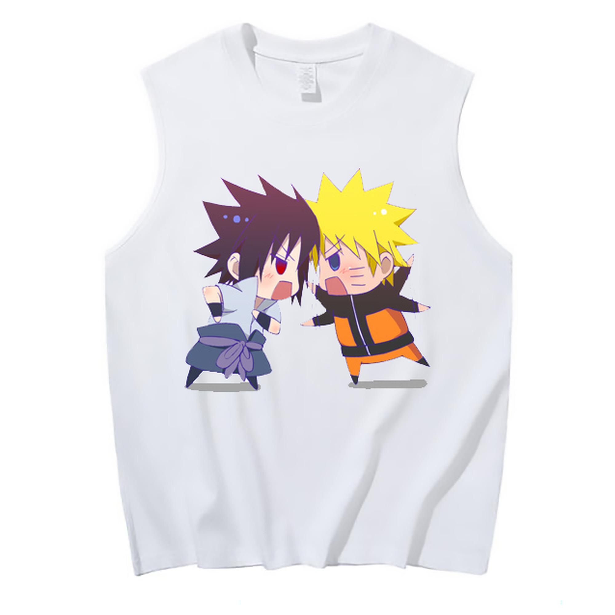 （画像用） NARUTO -ナルト- うずまき ナルト Uzumaki Naruto コットン100％タンクトップ（フロントプリント）