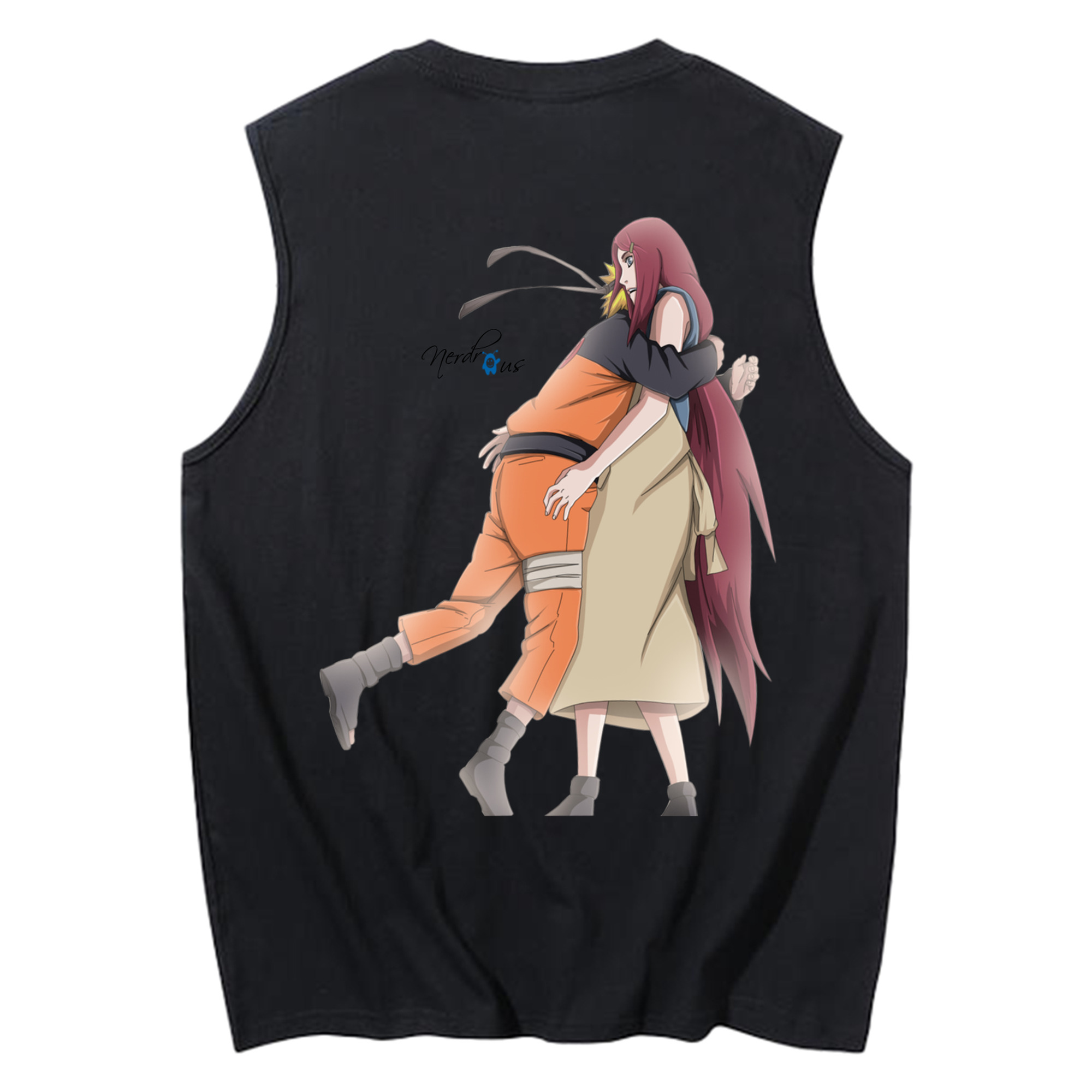 （画像用） NARUTO -ナルト- うずまき ナルト Uzumaki Naruto コットン100％タンクトップ（背面プリント）
