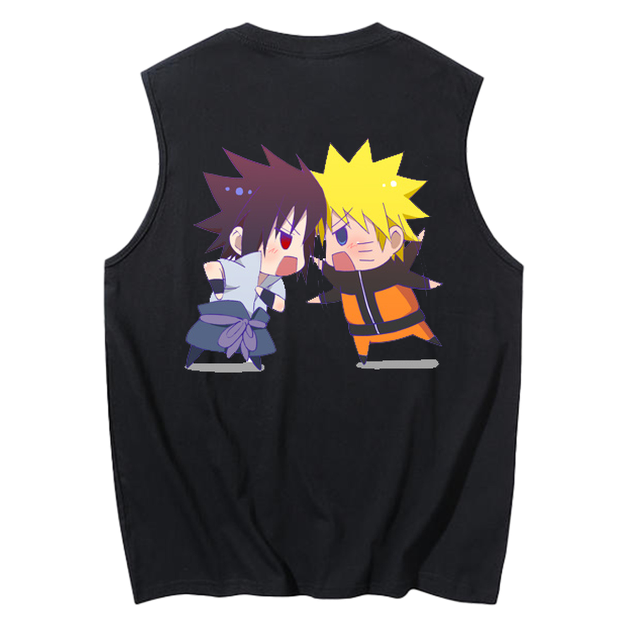 （画像用） NARUTO -ナルト- うずまき ナルト Uzumaki Naruto コットン100％タンクトップ（背面プリント）
