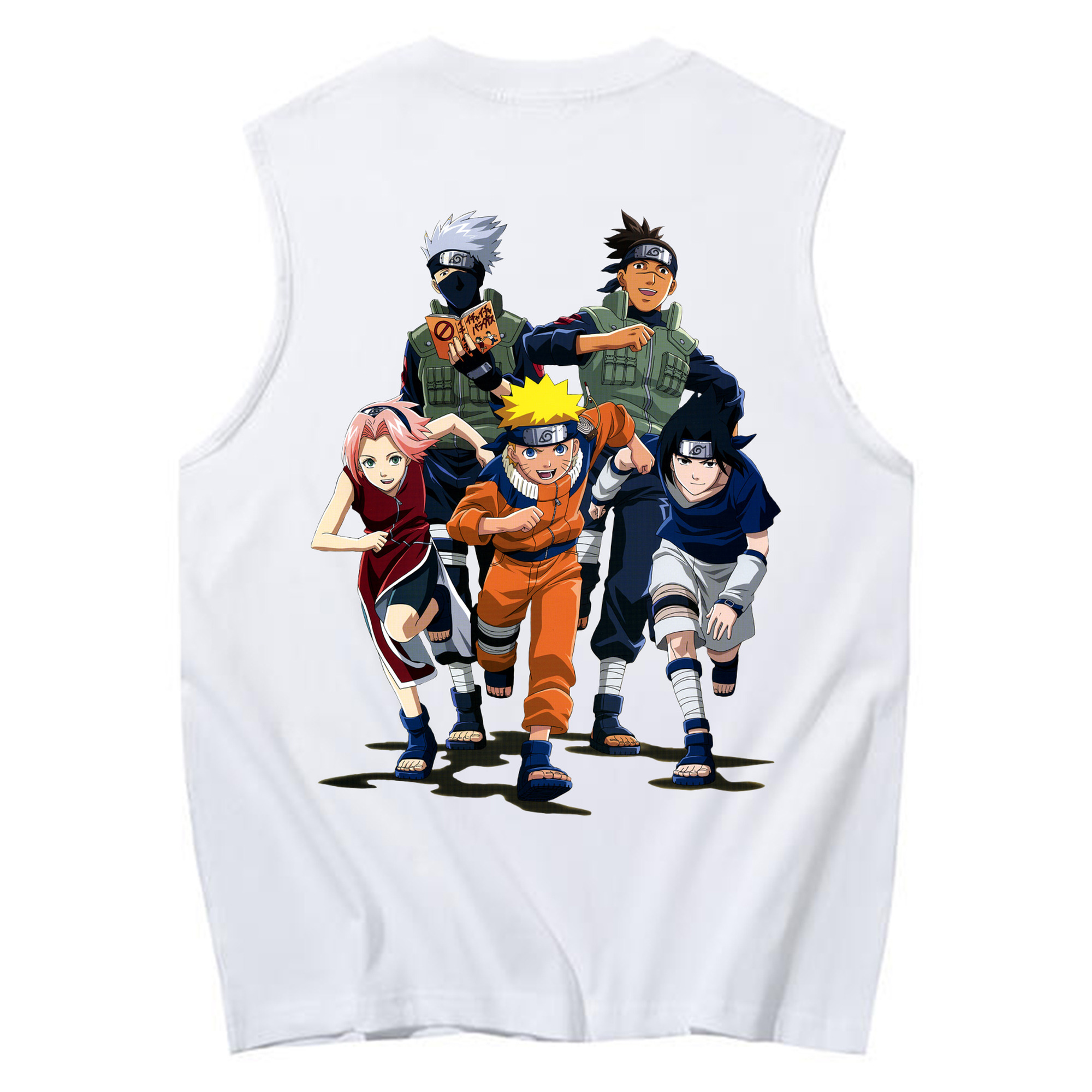 （画像用） NARUTO -ナルト- うずまき ナルト Uzumaki Naruto コットン100％タンクトップ（背面プリント）