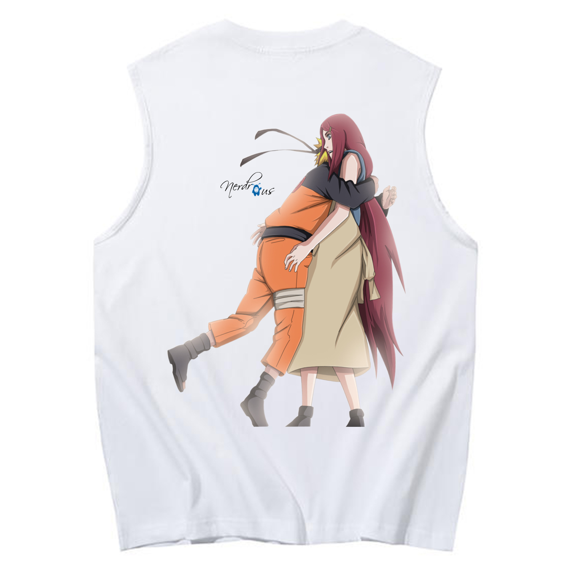 （画像用） NARUTO -ナルト- うずまき ナルト Uzumaki Naruto コットン100％タンクトップ（背面プリント）