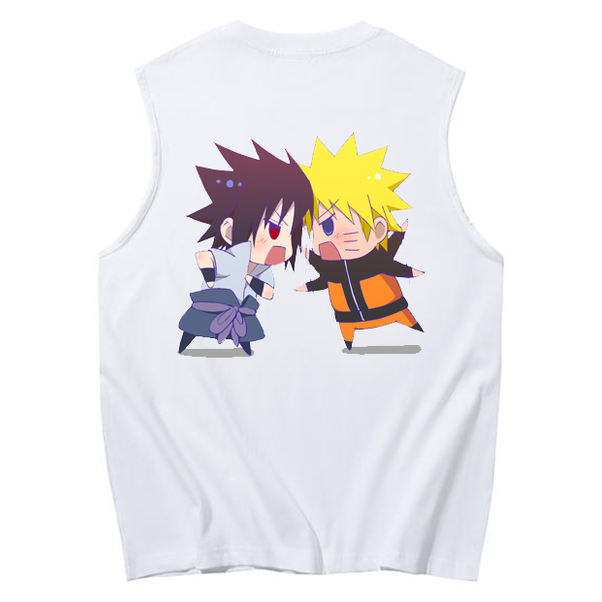 （画像用） NARUTO -ナルト- うずまき ナルト Uzumaki Naruto コットン100％タンクトップ（背面プリント）