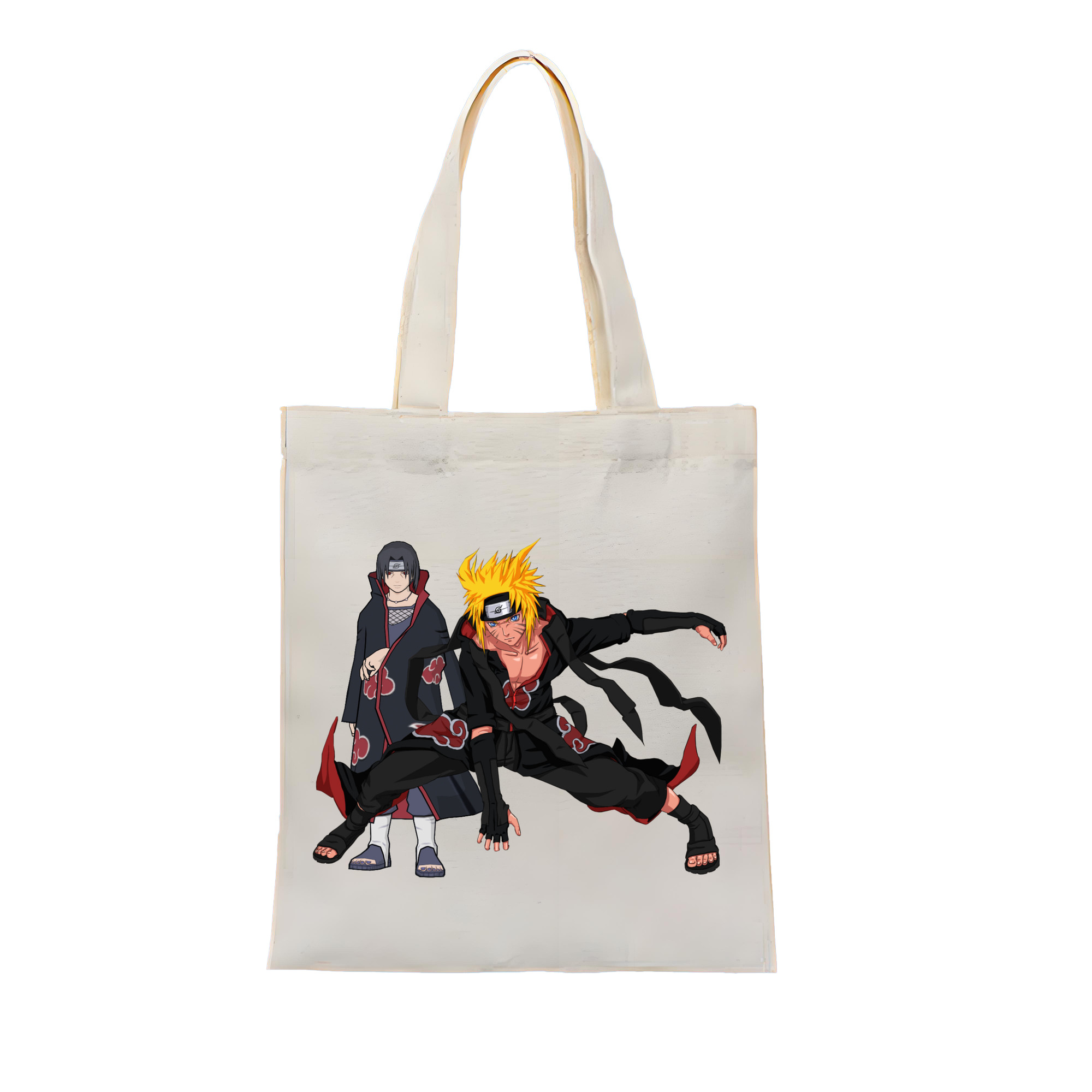 （画像用） NARUTO -ナルト- うずまき ナルト Uzumaki Naruto 縦型キャンバス生地手提げバッグ　トートバッグ