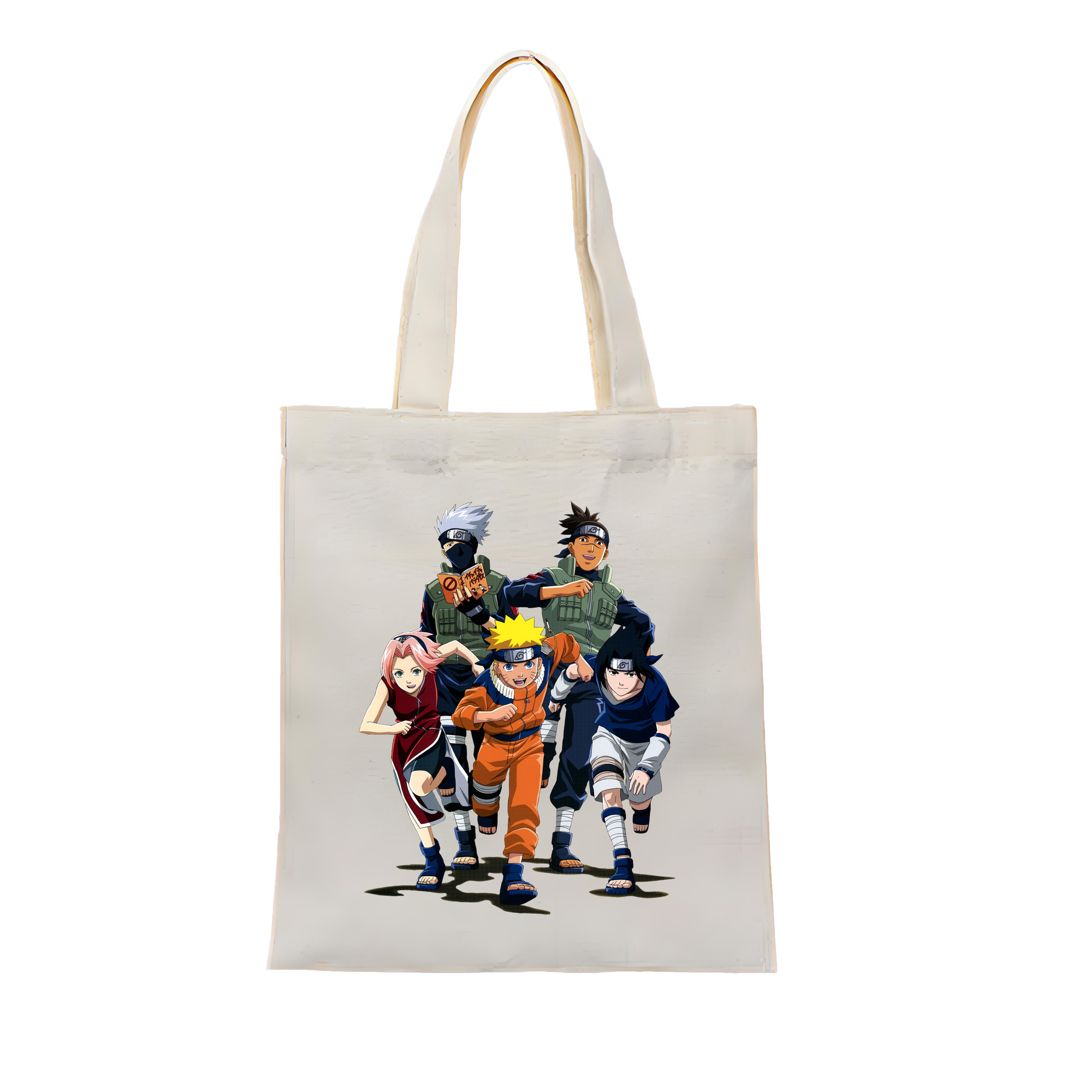 （画像用） NARUTO -ナルト- うずまき ナルト Uzumaki Naruto 縦型キャンバス生地手提げバッグ　トートバッグ