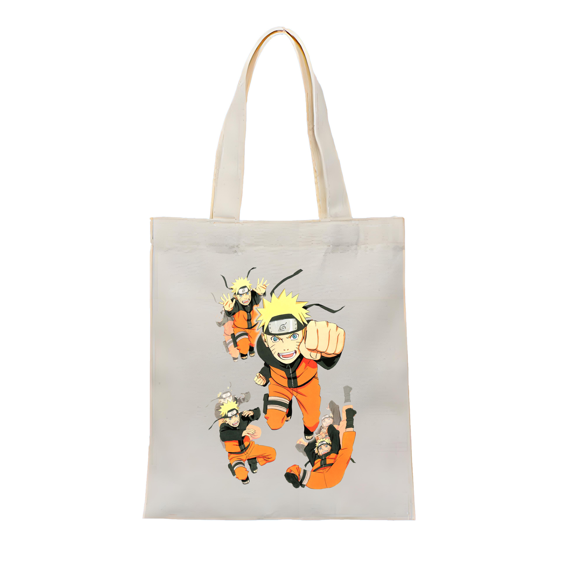 （画像用） NARUTO -ナルト- うずまき ナルト Uzumaki Naruto 縦型キャンバス生地手提げバッグ　トートバッグ