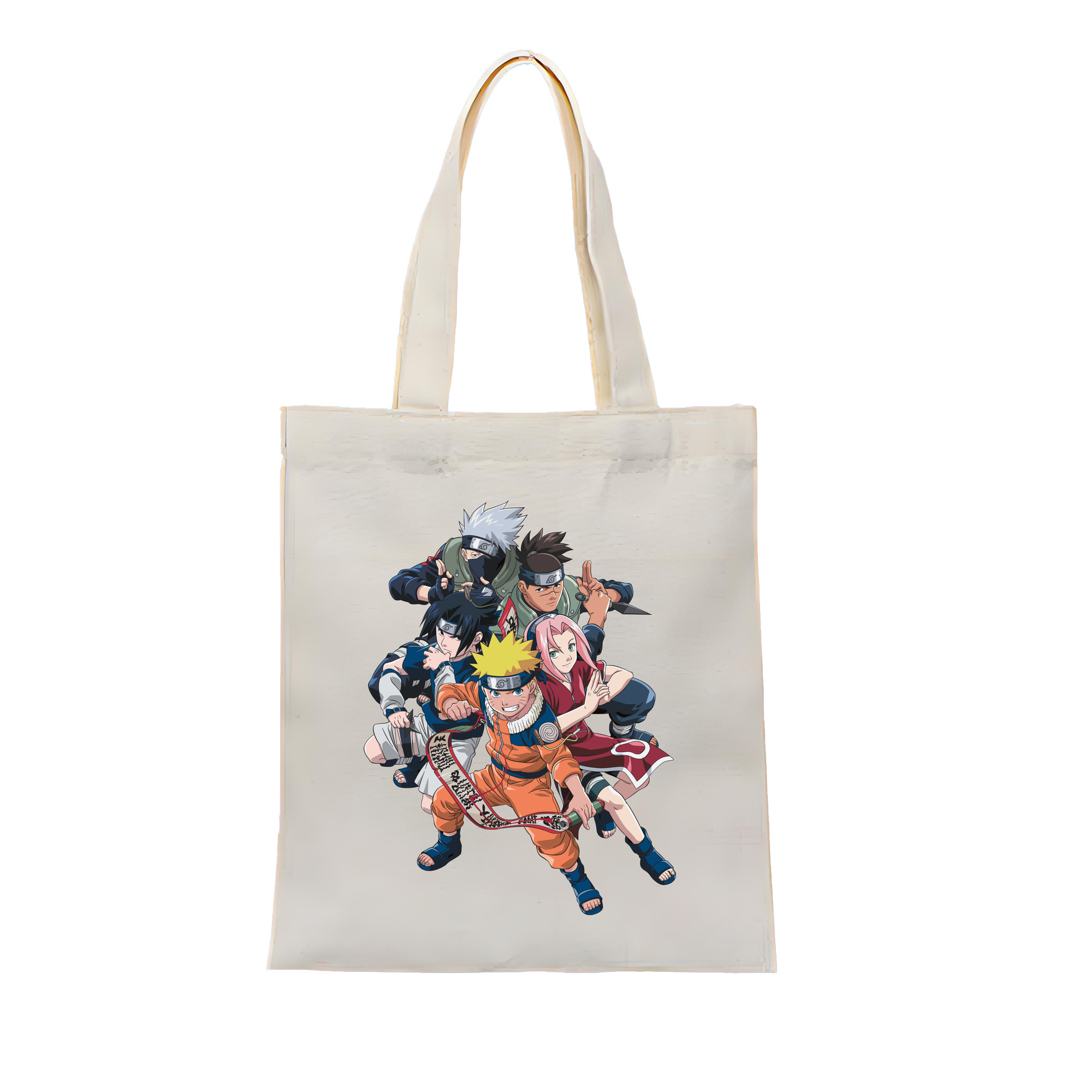 （画像用） NARUTO -ナルト- うずまき ナルト Uzumaki Naruto 縦型キャンバス生地手提げバッグ　トートバッグ