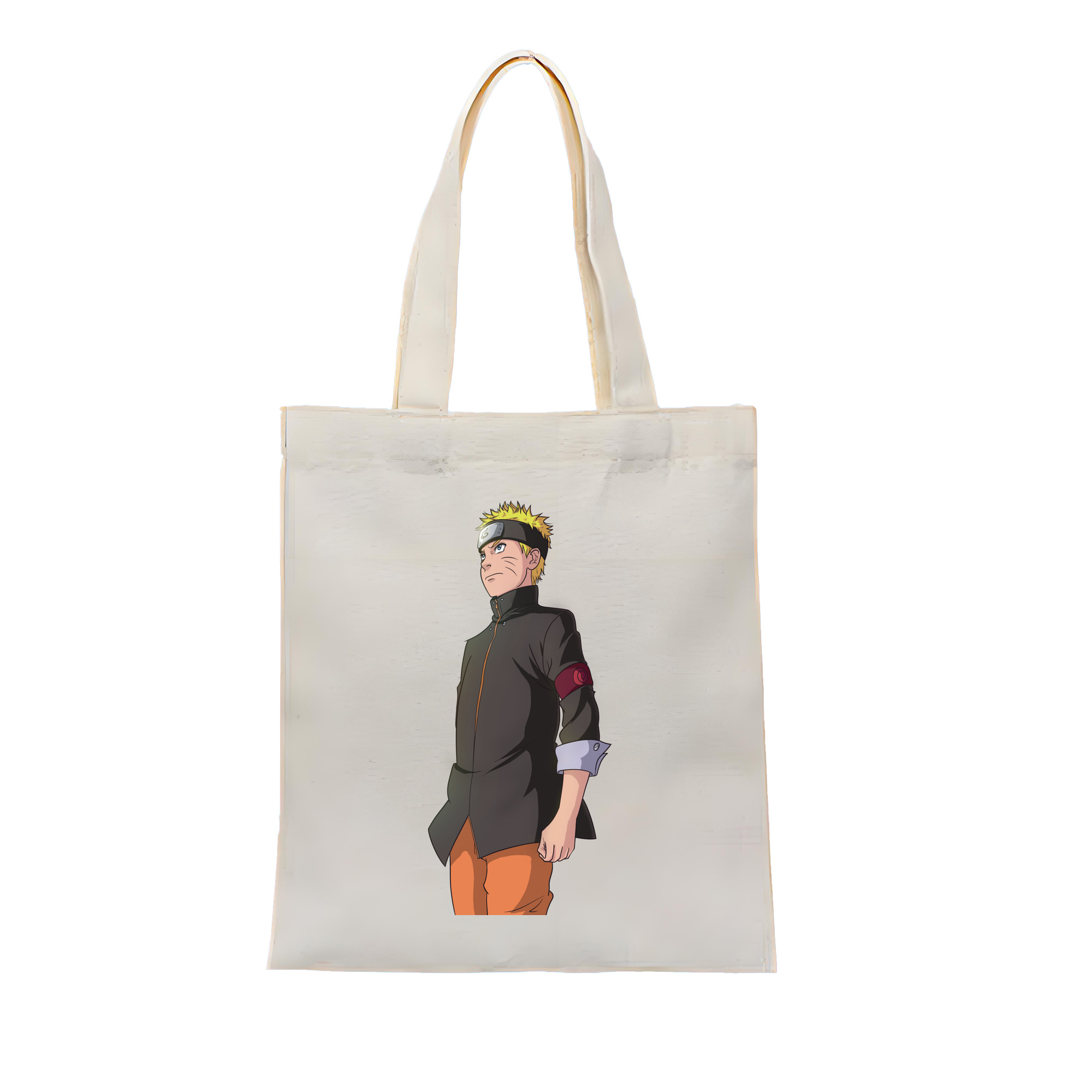 （画像用） NARUTO -ナルト- うずまき ナルト Uzumaki Naruto 縦型キャンバス生地手提げバッグ　トートバッグ