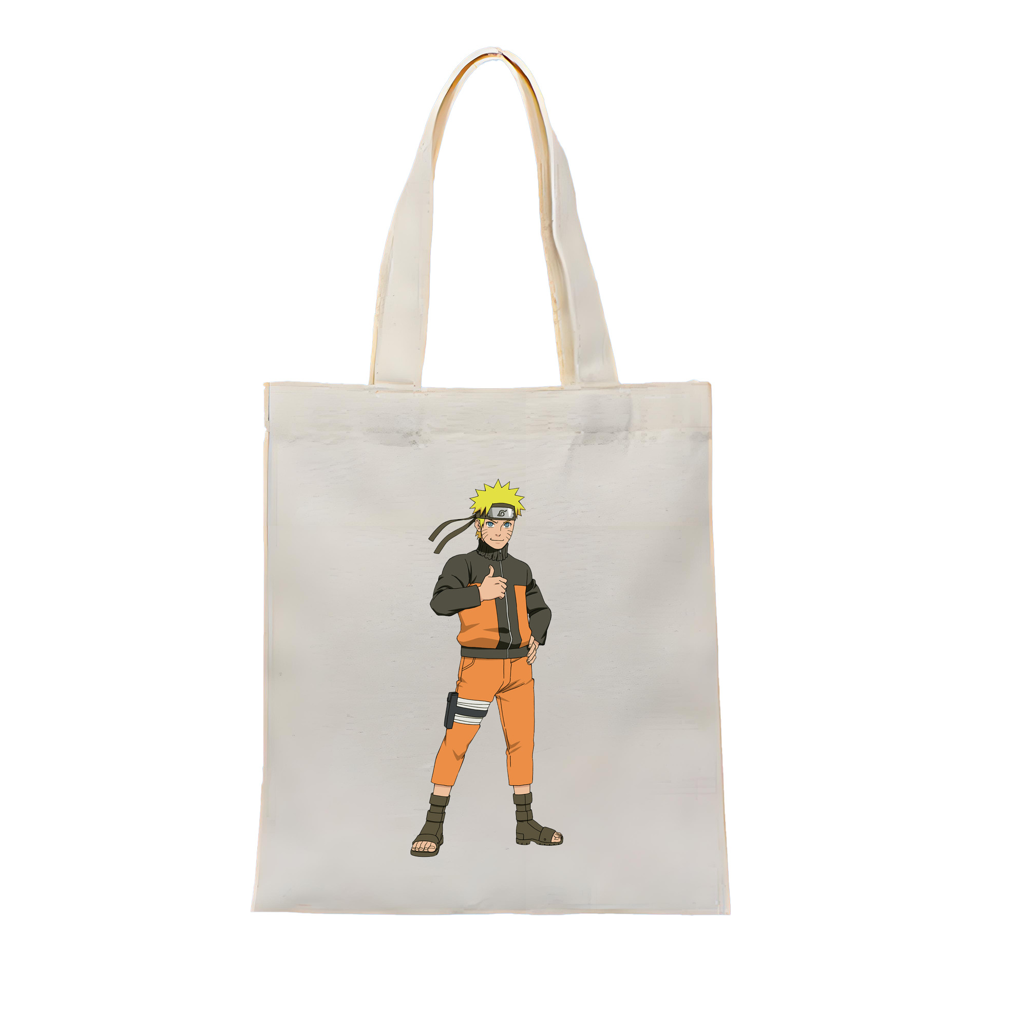 （画像用） NARUTO -ナルト- うずまき ナルト Uzumaki Naruto 縦型キャンバス生地手提げバッグ　トートバッグ