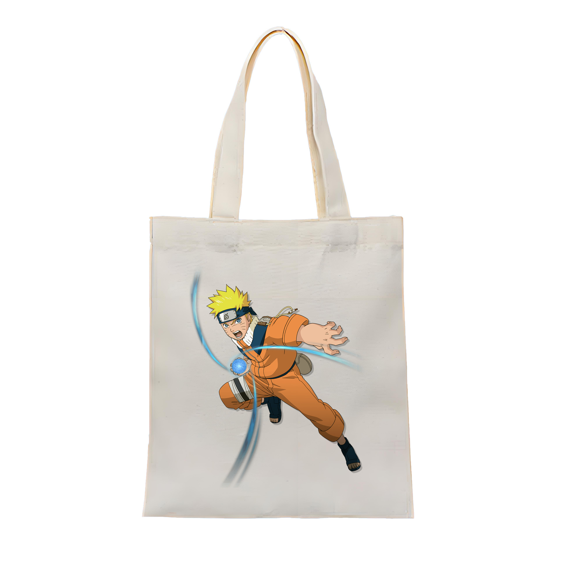 （画像用） NARUTO -ナルト- うずまき ナルト Uzumaki Naruto 縦型キャンバス生地手提げバッグ　トートバッグ
