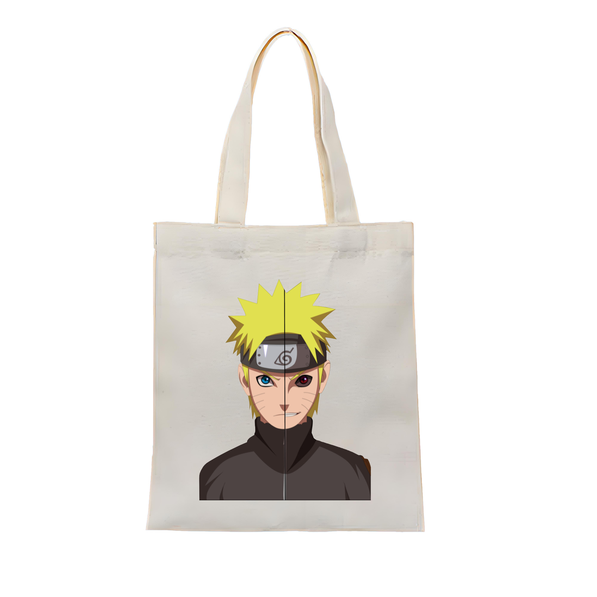 （画像用） NARUTO -ナルト- うずまき ナルト Uzumaki Naruto 縦型キャンバス生地手提げバッグ　トートバッグ