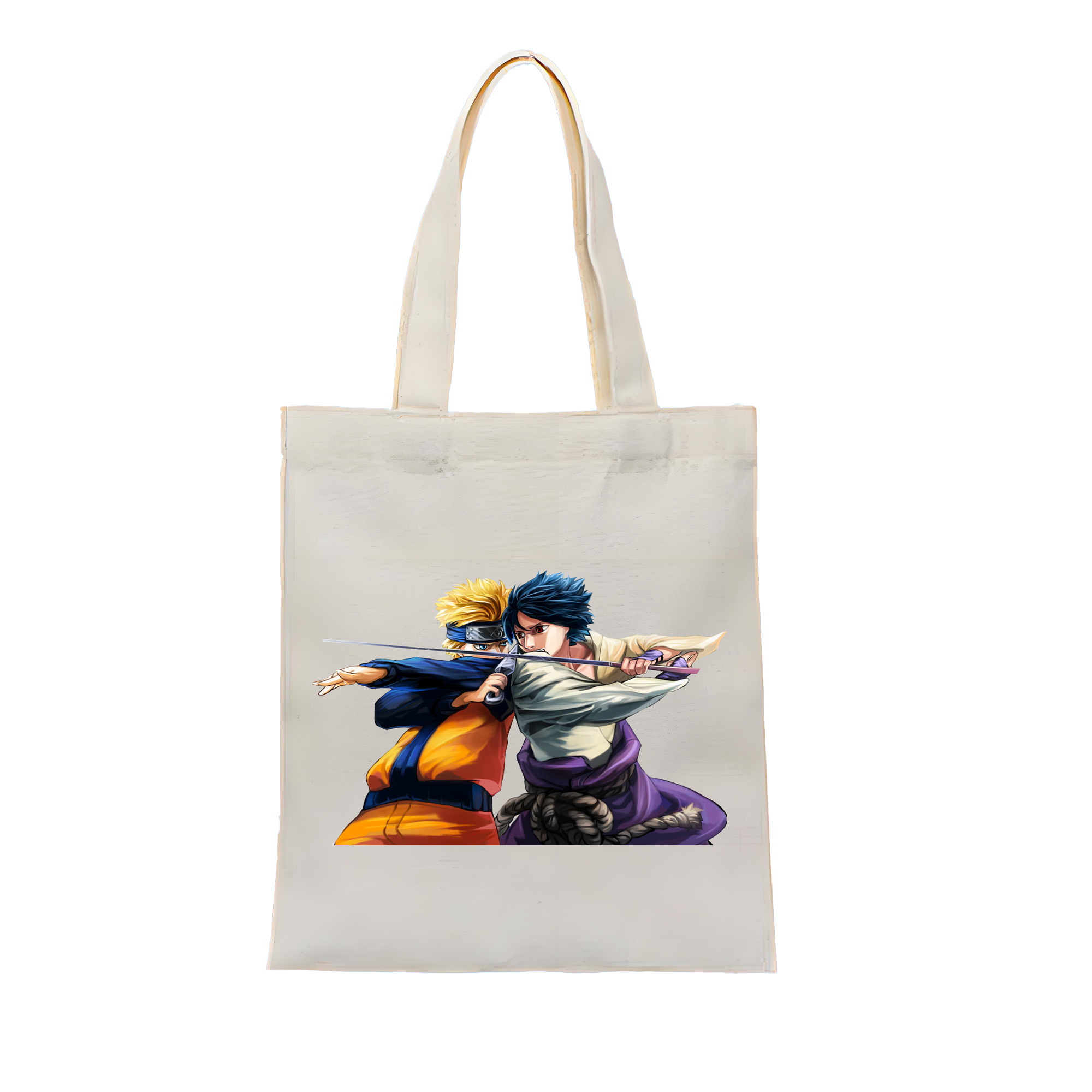 （画像用） NARUTO -ナルト- うずまき ナルト Uzumaki Naruto 縦型キャンバス生地手提げバッグ　トートバッグ
