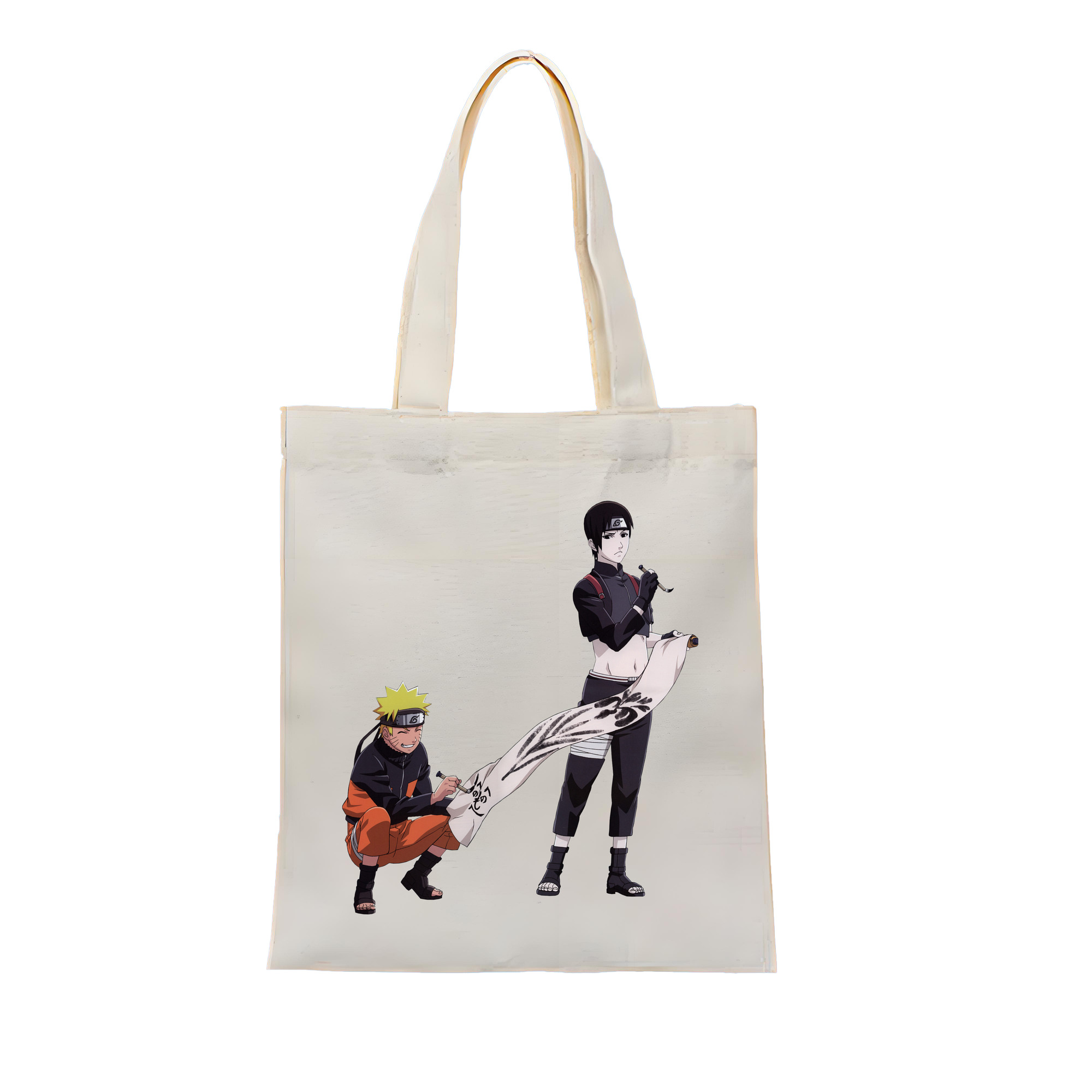 （画像用） NARUTO -ナルト- うずまき ナルト Uzumaki Naruto 縦型キャンバス生地手提げバッグ　トートバッグ