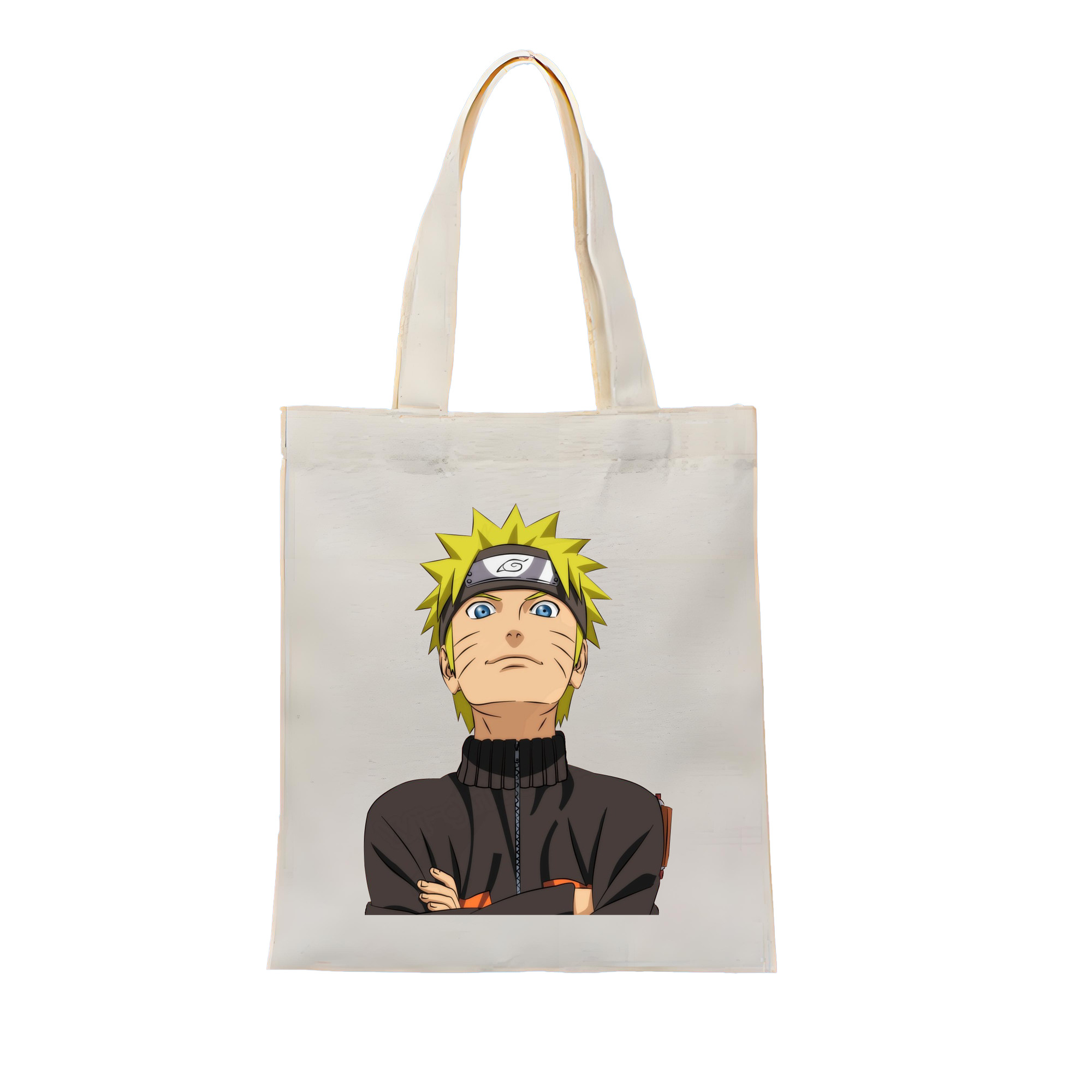 （画像用） NARUTO -ナルト- うずまき ナルト Uzumaki Naruto 縦型キャンバス生地手提げバッグ　トートバッグ