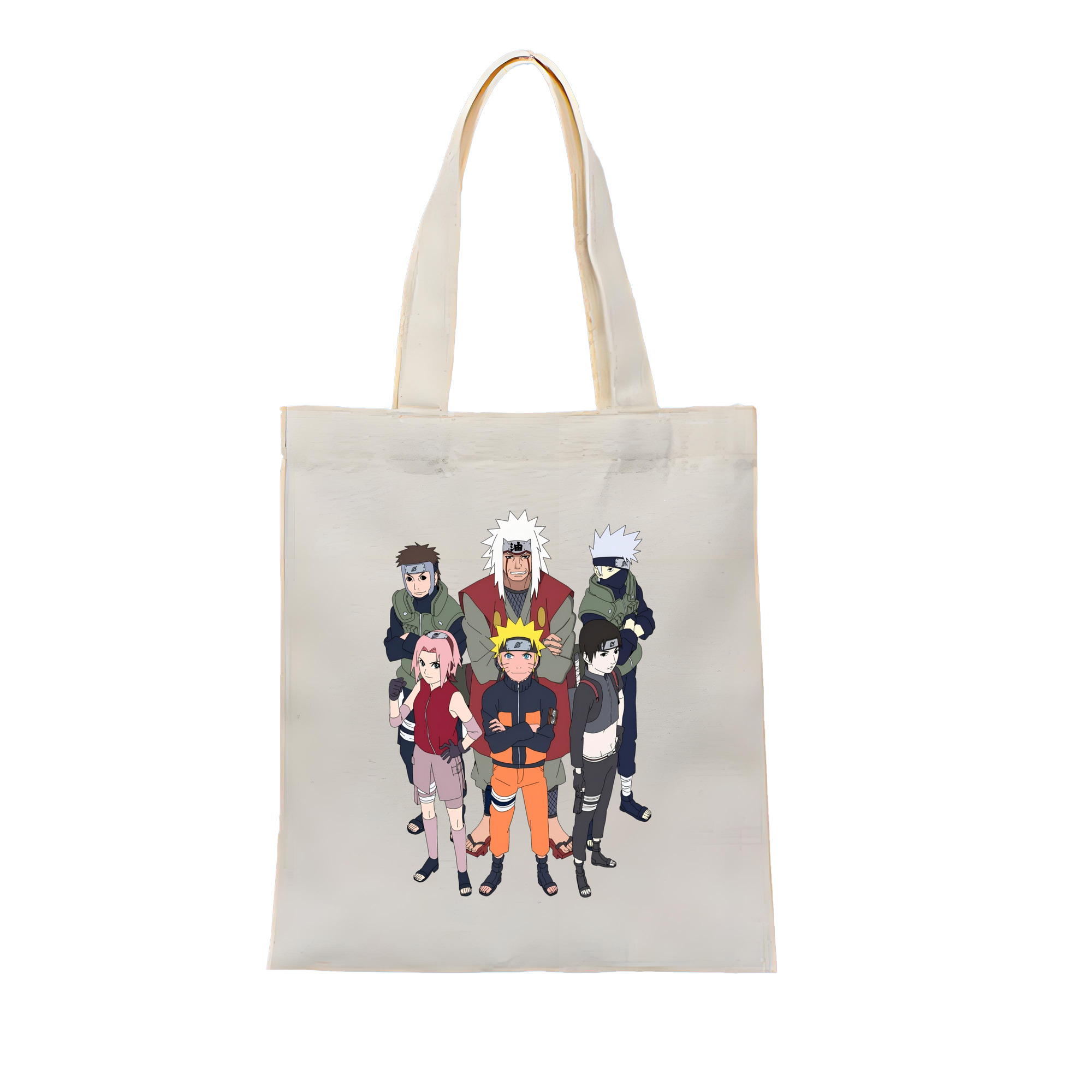 （画像用） NARUTO -ナルト- うずまき ナルト Uzumaki Naruto 縦型キャンバス生地手提げバッグ　トートバッグ