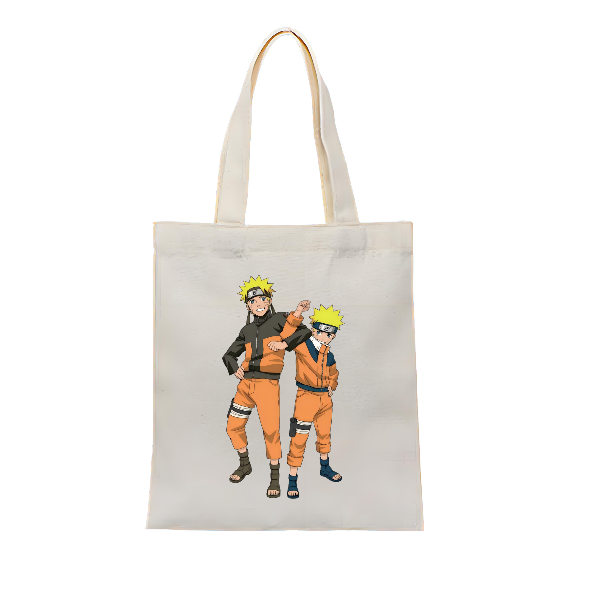 （画像用） NARUTO -ナルト- うずまき ナルト Uzumaki Naruto 縦型キャンバス生地手提げバッグ　トートバッグ