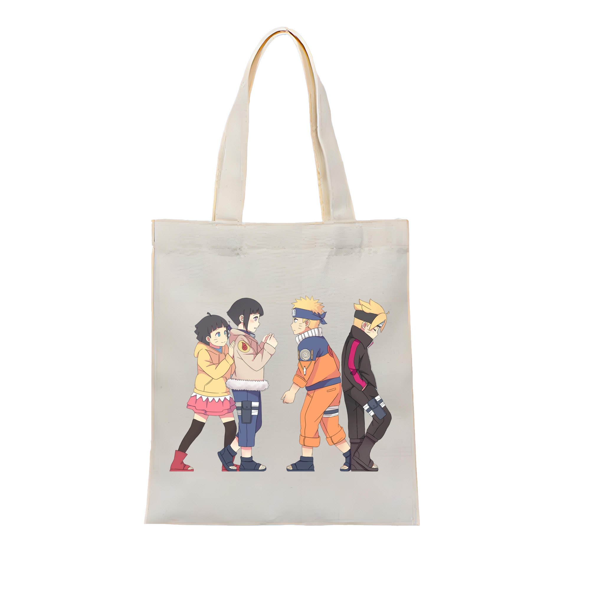 （画像用） NARUTO -ナルト- うずまき ナルト Uzumaki Naruto 縦型キャンバス生地手提げバッグ　トートバッグ