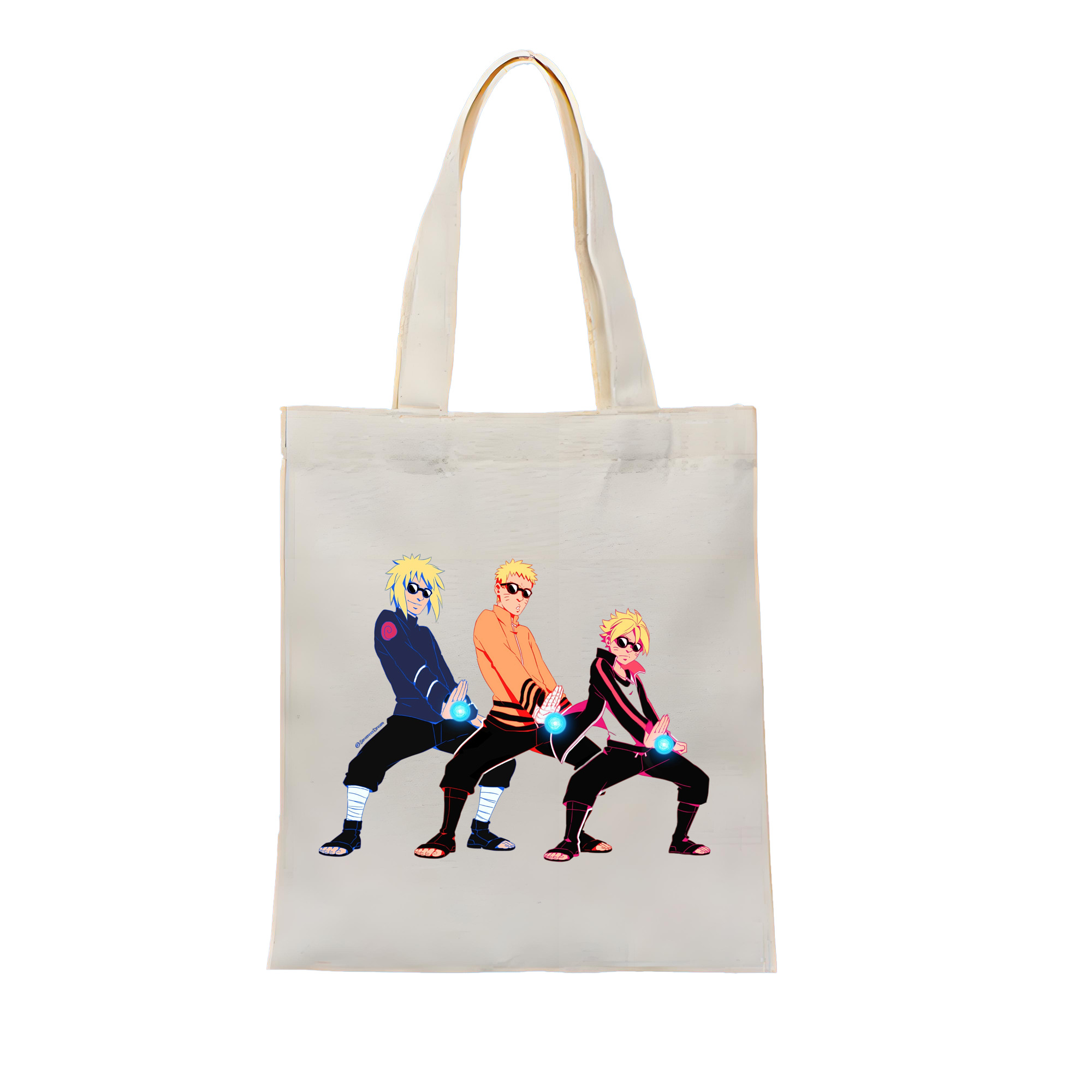 （画像用） NARUTO -ナルト- うずまき ナルト Uzumaki Naruto 縦型キャンバス生地手提げバッグ　トートバッグ