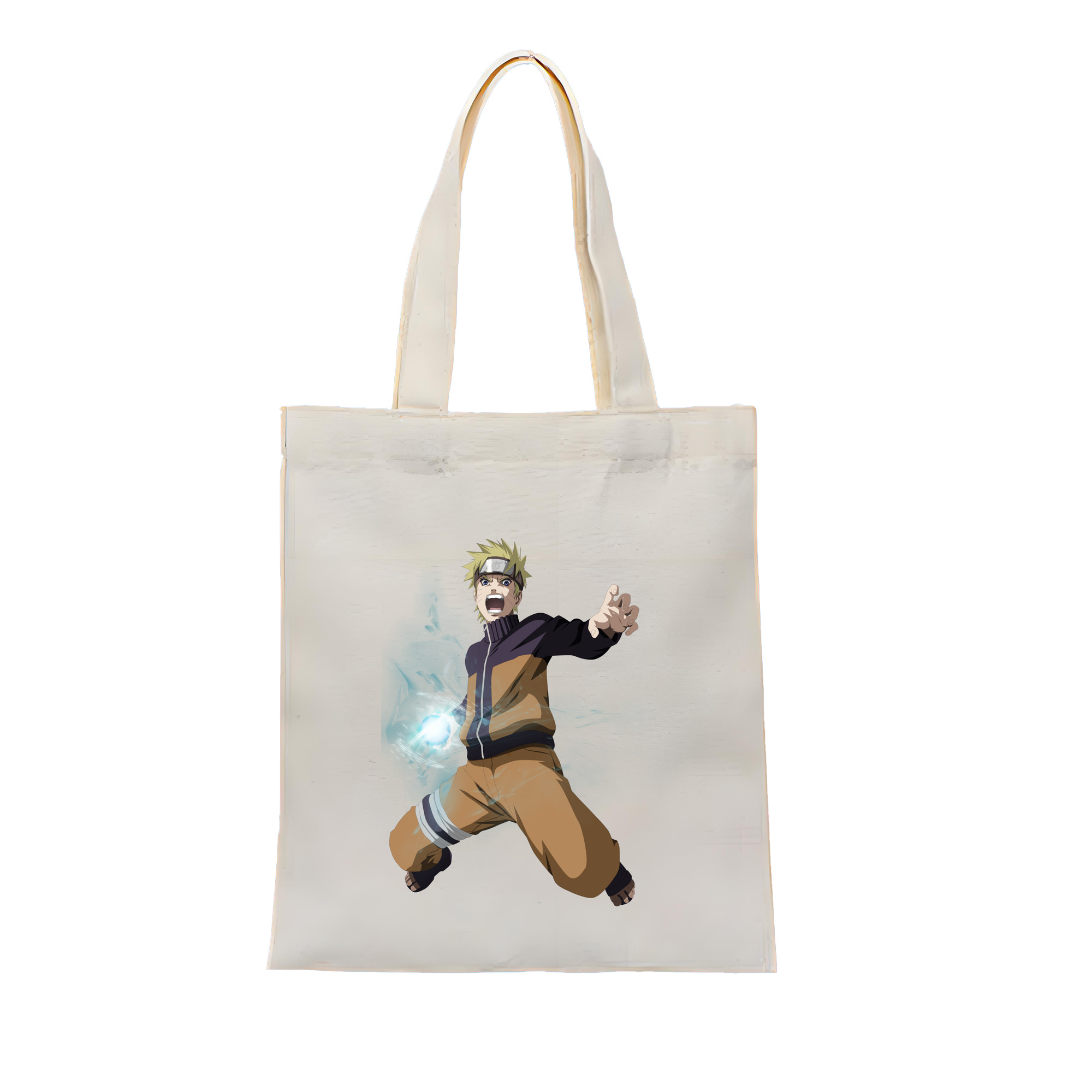 （画像用） NARUTO -ナルト- うずまき ナルト Uzumaki Naruto 縦型キャンバス生地手提げバッグ　トートバッグ