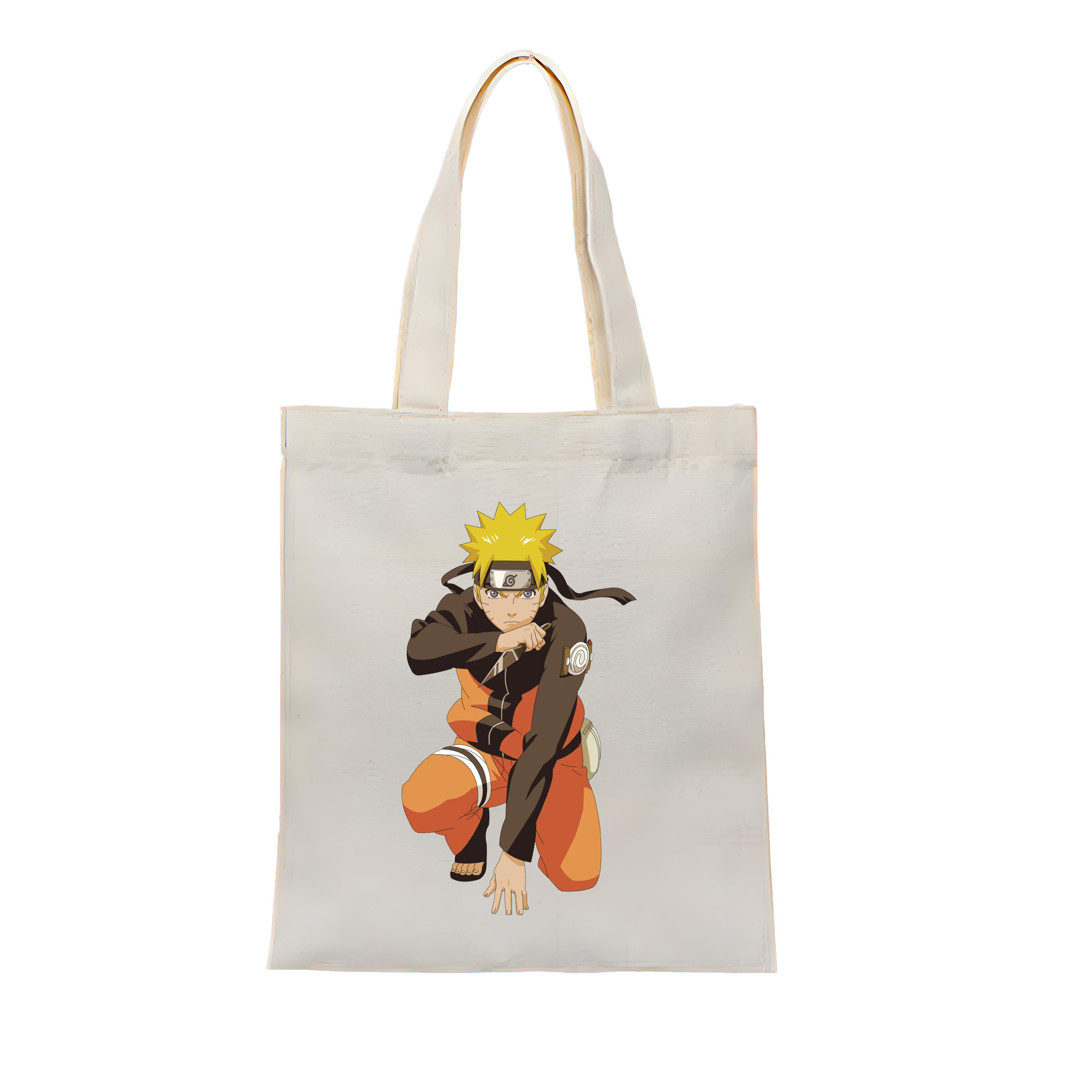 （画像用） NARUTO -ナルト- うずまき ナルト Uzumaki Naruto 縦型キャンバス生地手提げバッグ　トートバッグ