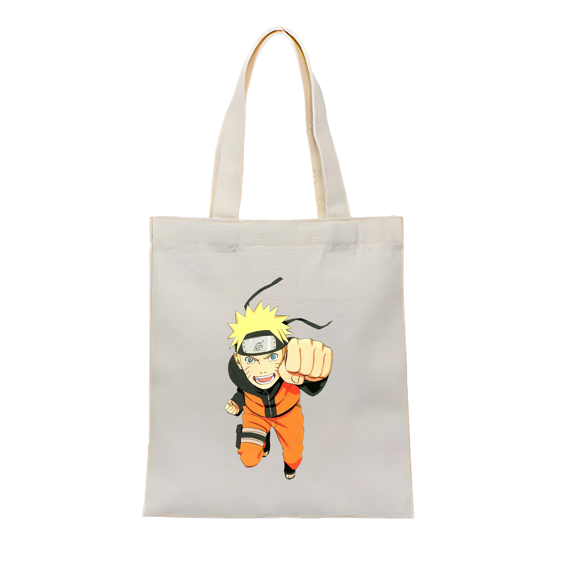 （画像用） NARUTO -ナルト- うずまき ナルト Uzumaki Naruto 縦型キャンバス生地手提げバッグ　トートバッグ