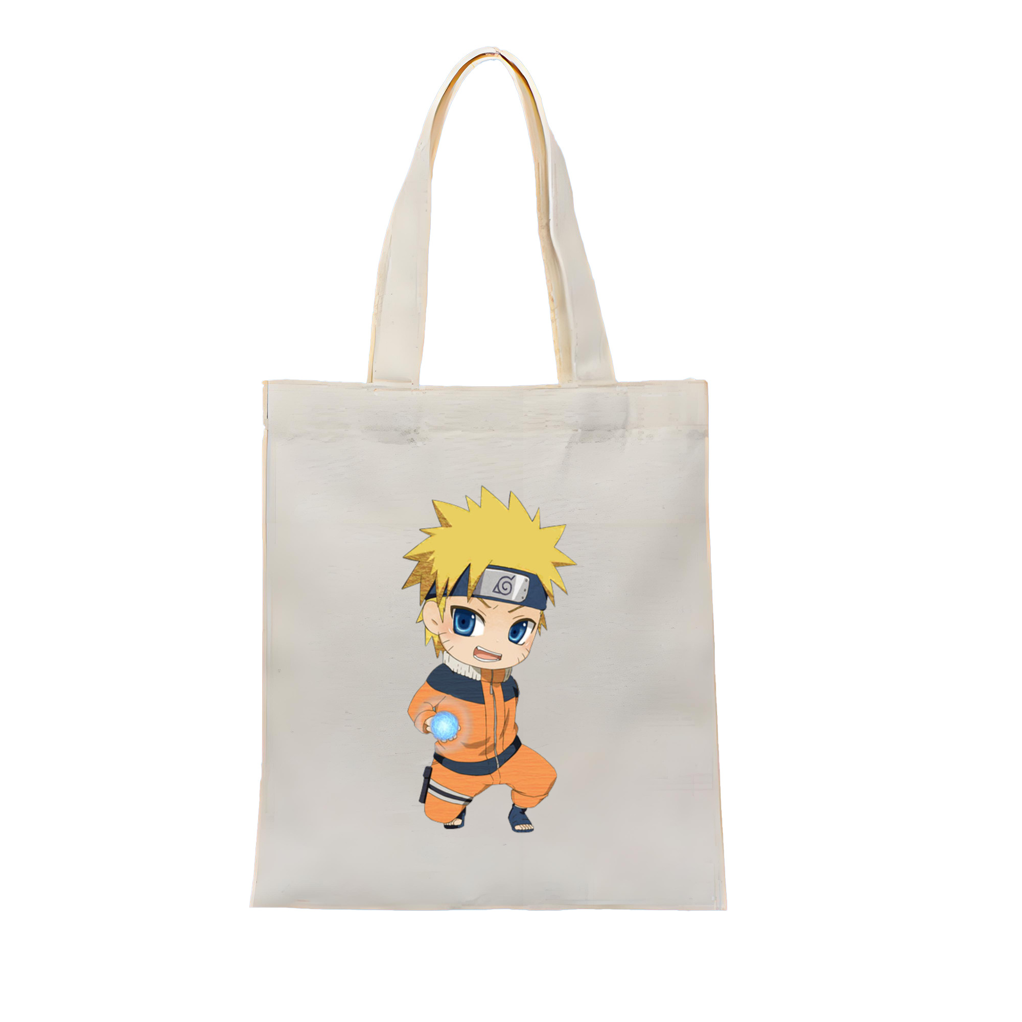 （画像用） NARUTO -ナルト- うずまき ナルト Uzumaki Naruto 縦型キャンバス生地手提げバッグ　トートバッグ