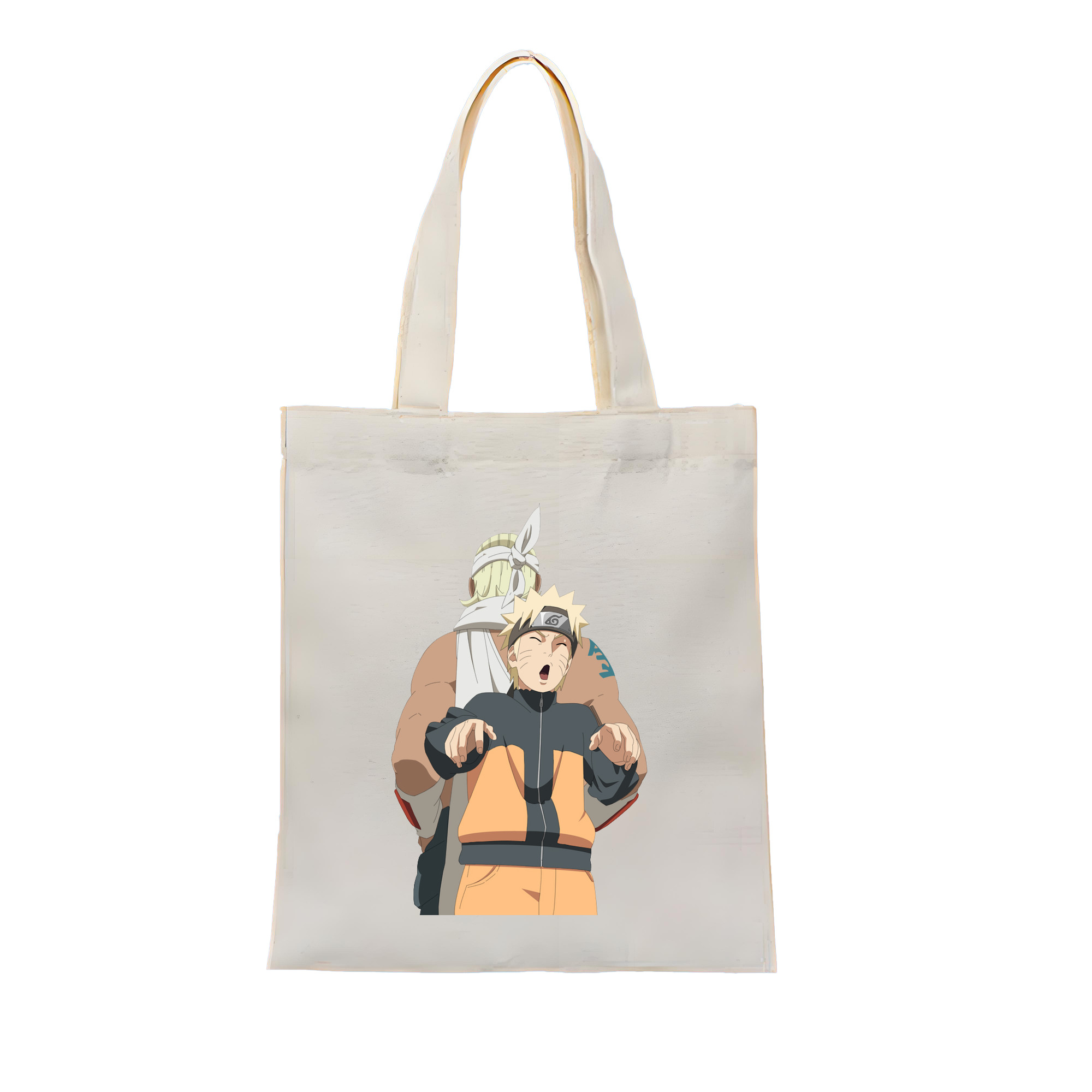 （画像用） NARUTO -ナルト- うずまき ナルト Uzumaki Naruto 縦型キャンバス生地手提げバッグ　トートバッグ