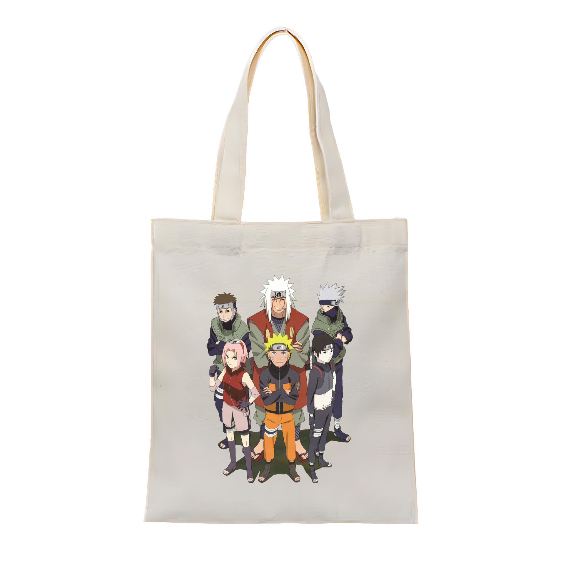 （画像用） NARUTO -ナルト- うずまき ナルト Uzumaki Naruto 縦型キャンバス生地手提げバッグ　トートバッグ