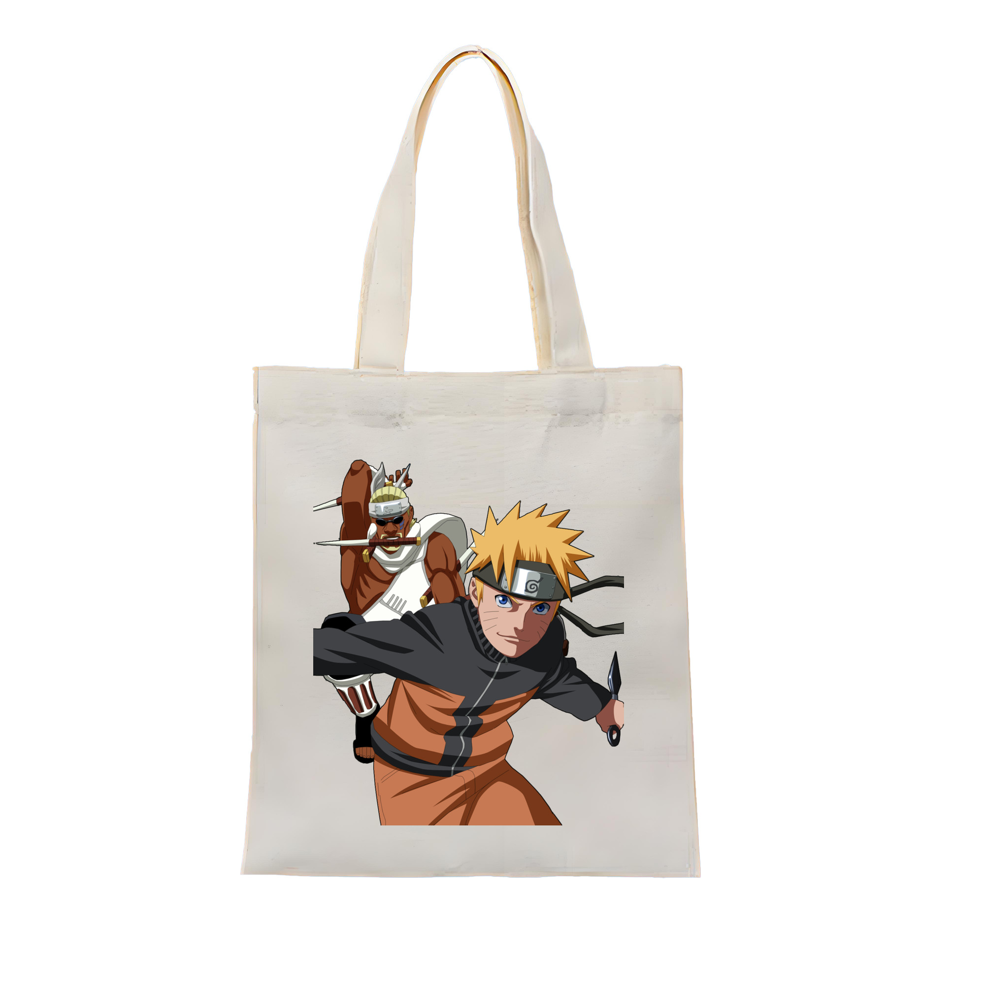（画像用） NARUTO -ナルト- うずまき ナルト Uzumaki Naruto 縦型キャンバス生地手提げバッグ　トートバッグ