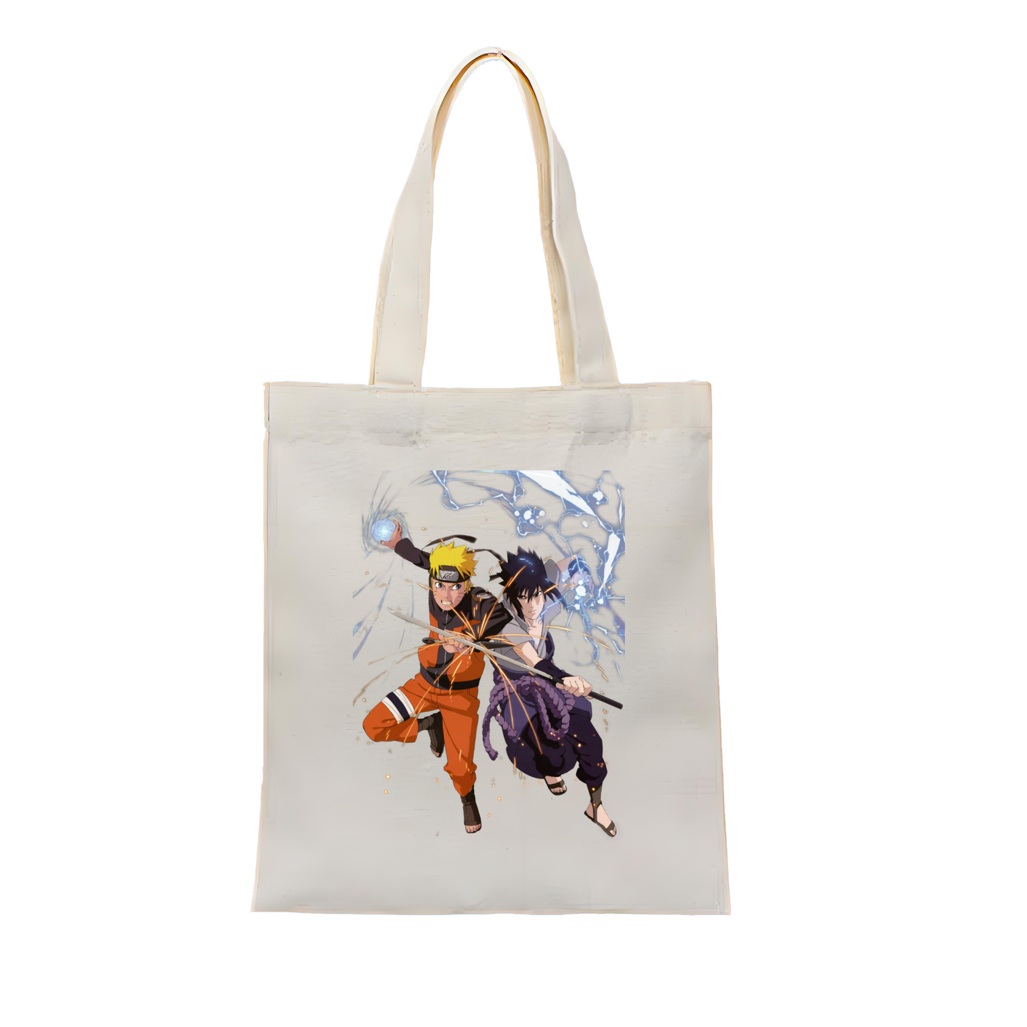 （画像用） NARUTO -ナルト- うずまき ナルト Uzumaki Naruto 縦型キャンバス生地手提げバッグ　トートバッグ