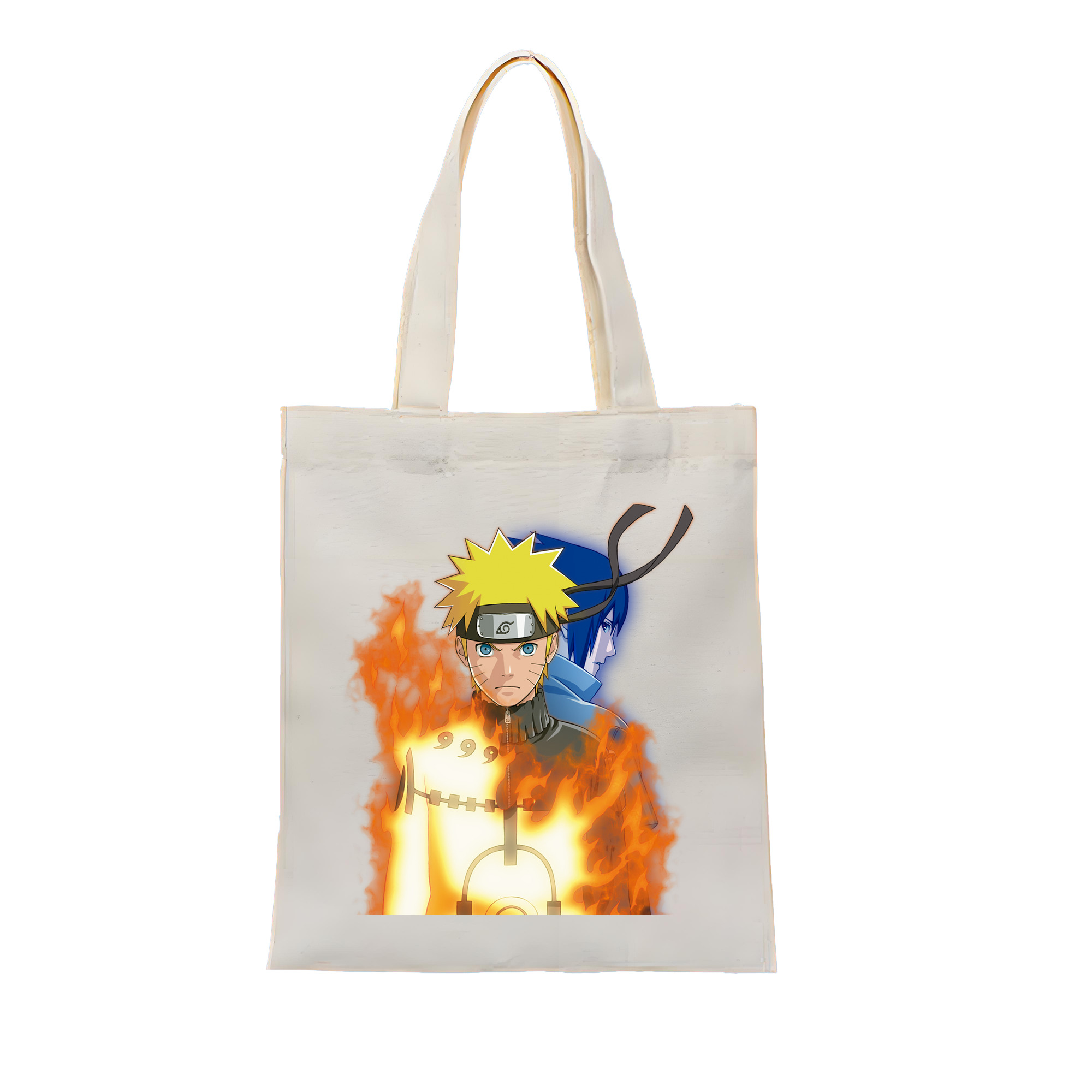 （画像用） NARUTO -ナルト- うずまき ナルト Uzumaki Naruto 縦型キャンバス生地手提げバッグ　トートバッグ