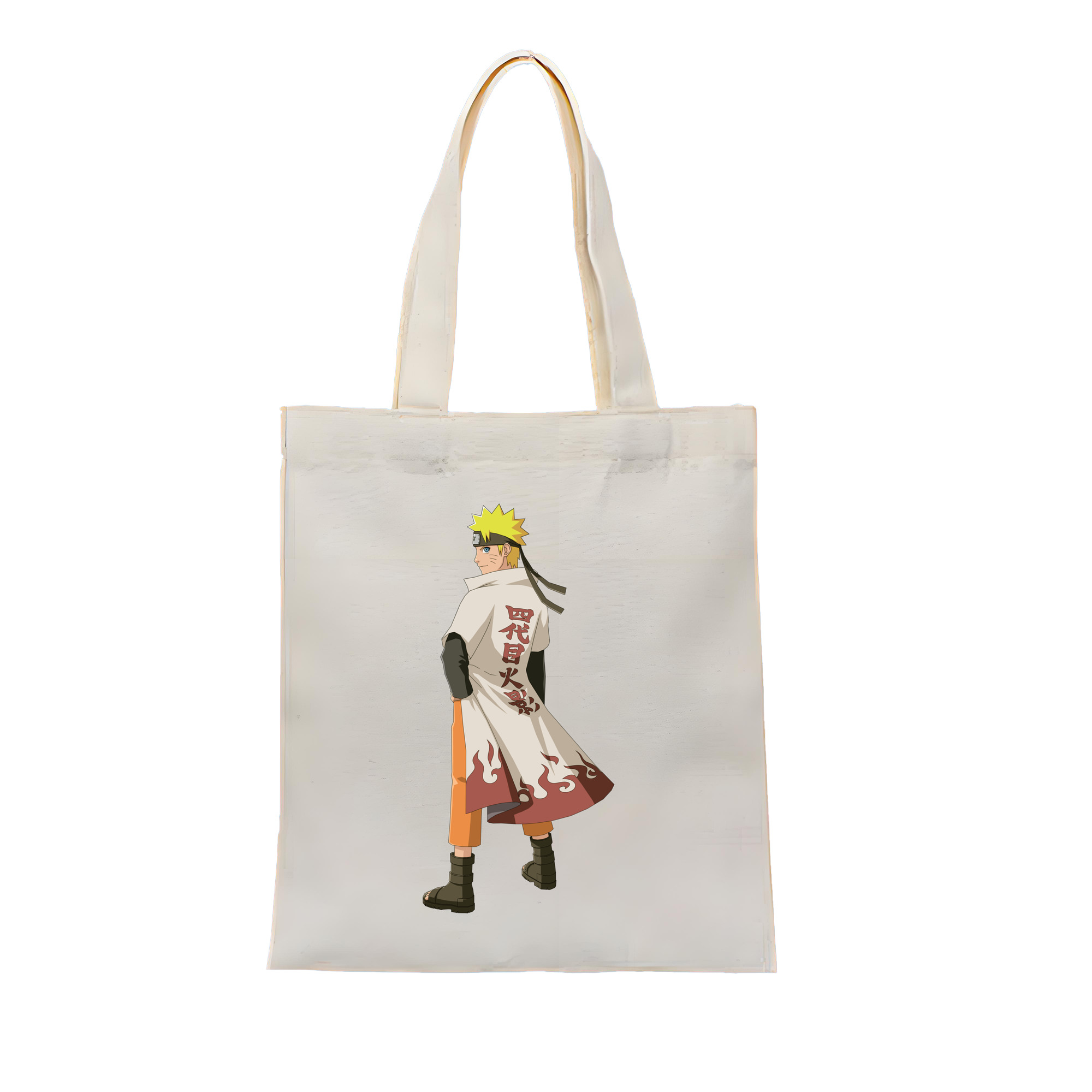 （画像用） NARUTO -ナルト- うずまき ナルト Uzumaki Naruto 縦型キャンバス生地手提げバッグ　トートバッグ