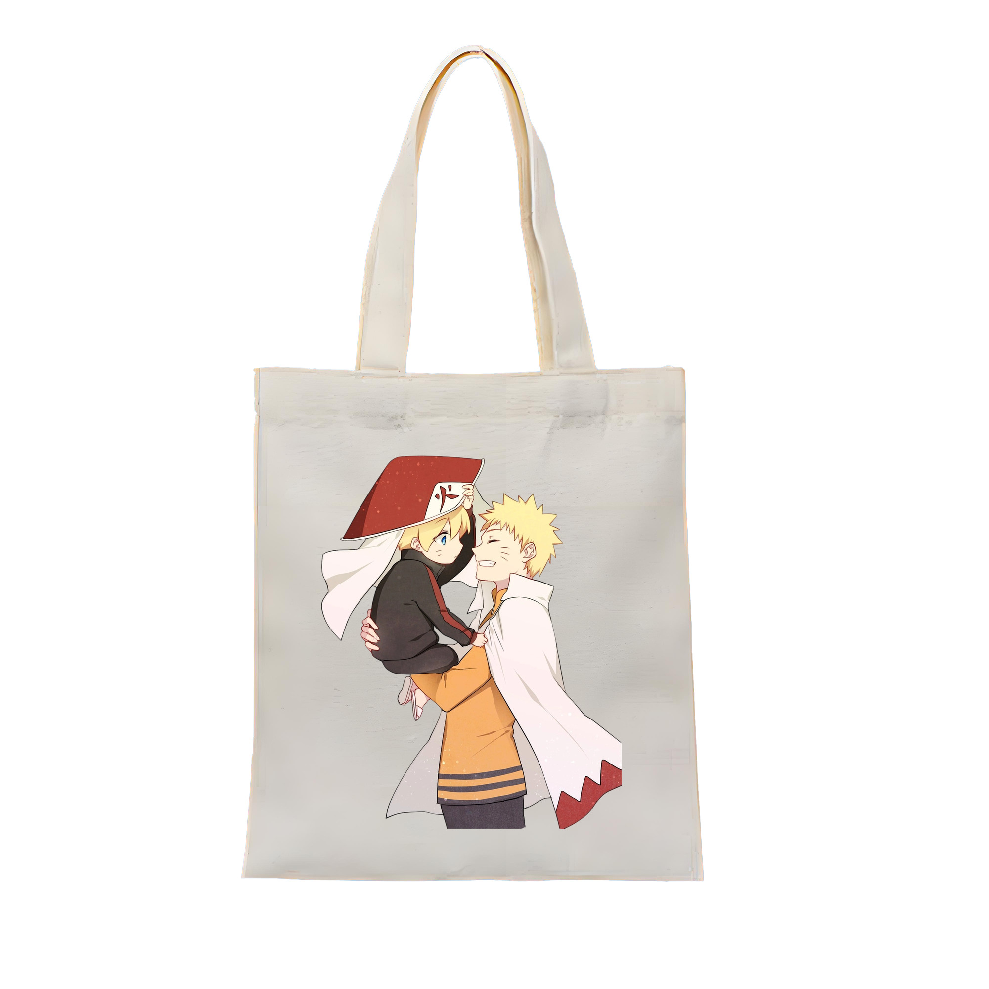 （画像用） NARUTO -ナルト- うずまき ナルト Uzumaki Naruto 縦型キャンバス生地手提げバッグ　トートバッグ