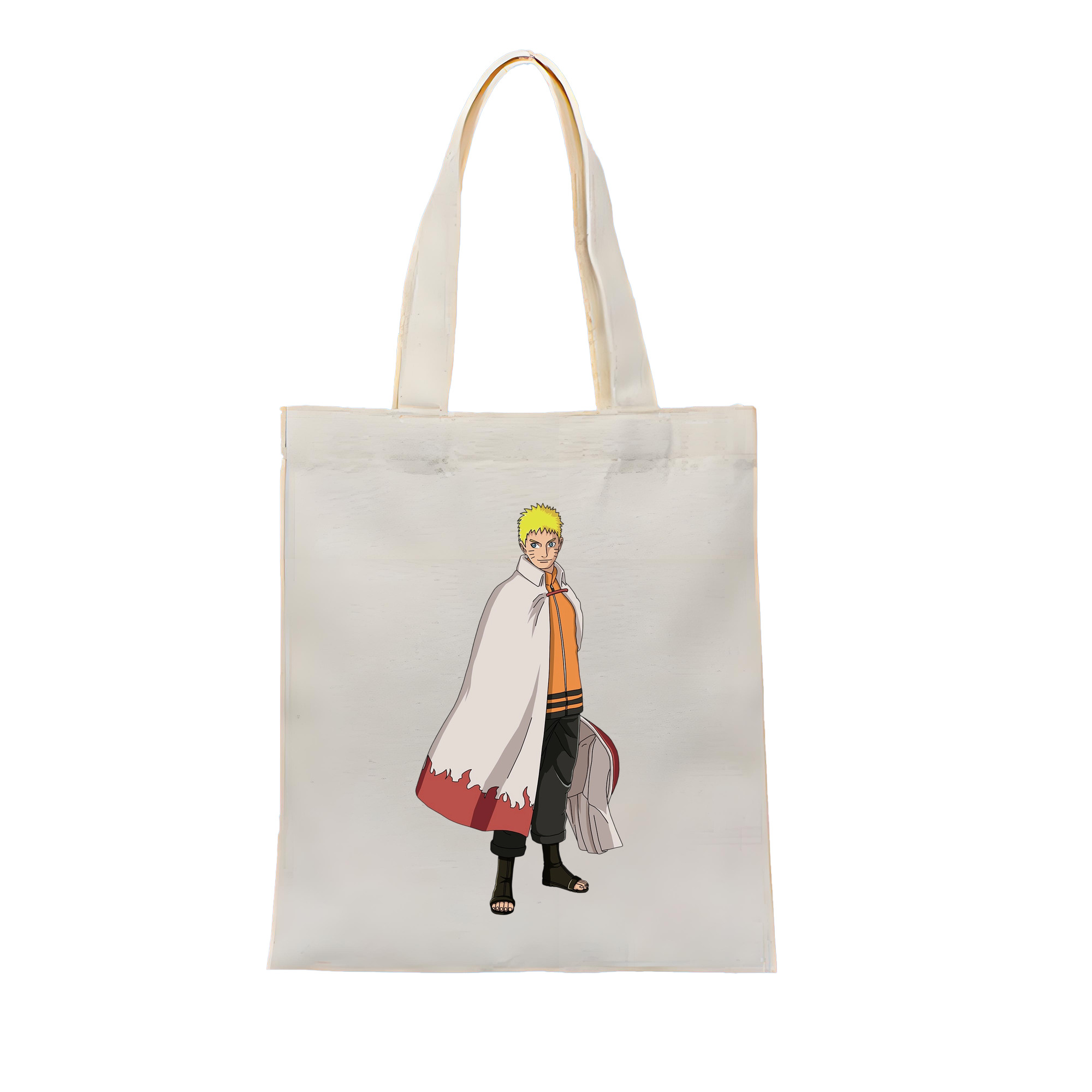 （画像用） NARUTO -ナルト- うずまき ナルト Uzumaki Naruto 縦型キャンバス生地手提げバッグ　トートバッグ