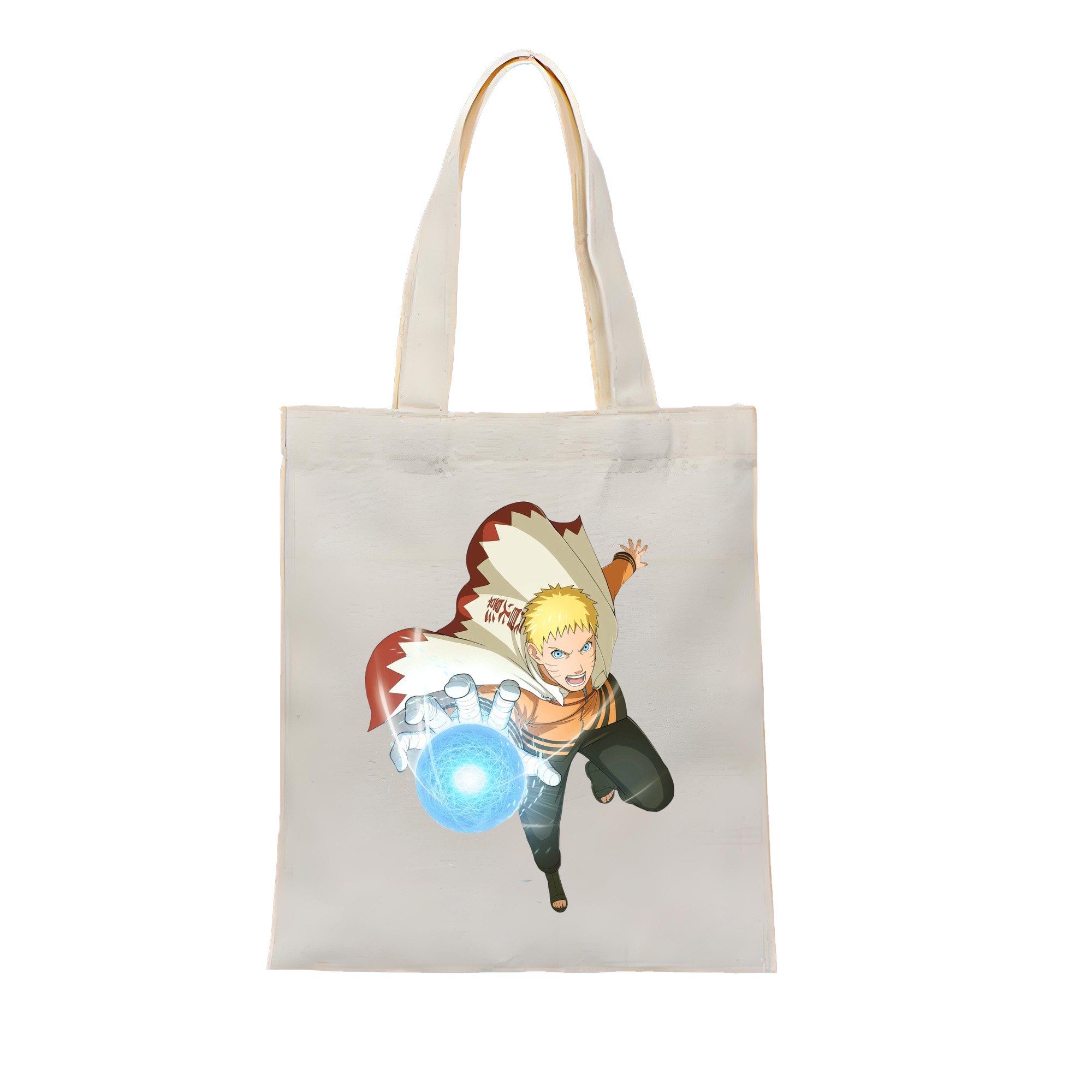 （画像用） NARUTO -ナルト- うずまき ナルト Uzumaki Naruto 縦型キャンバス生地手提げバッグ　トートバッグ
