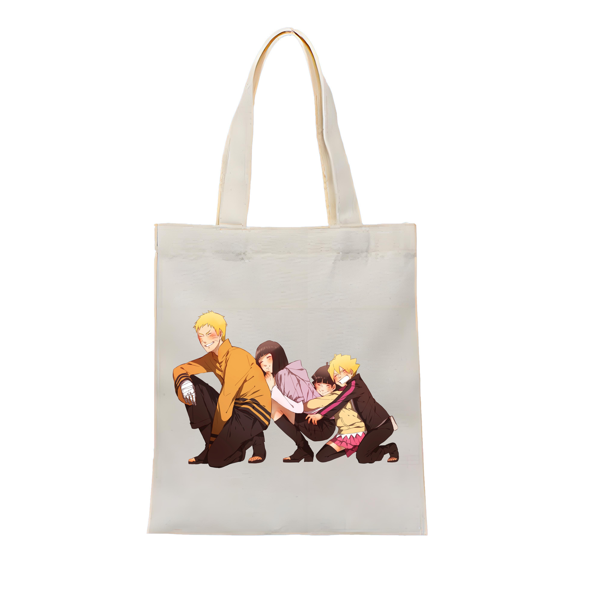 （画像用） NARUTO -ナルト- うずまき ナルト Uzumaki Naruto 縦型キャンバス生地手提げバッグ　トートバッグ