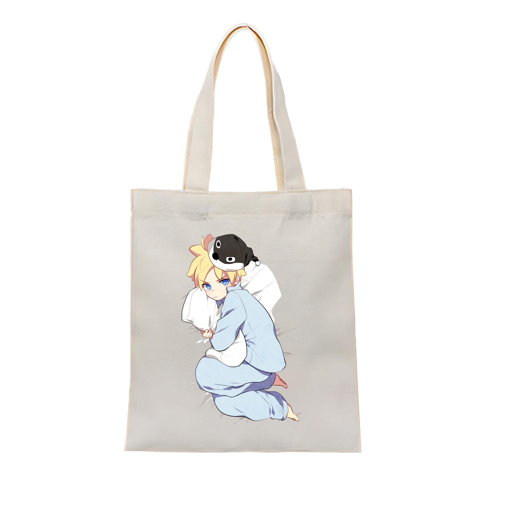 （画像用） NARUTO -ナルト- うずまき ナルト Uzumaki Naruto 縦型キャンバス生地手提げバッグ　トートバッグ