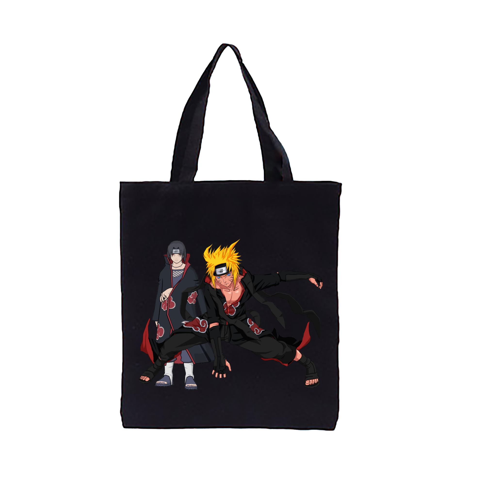 （画像用） NARUTO -ナルト- うずまき ナルト Uzumaki Naruto 縦型キャンバス生地手提げバッグ　トートバッグ
