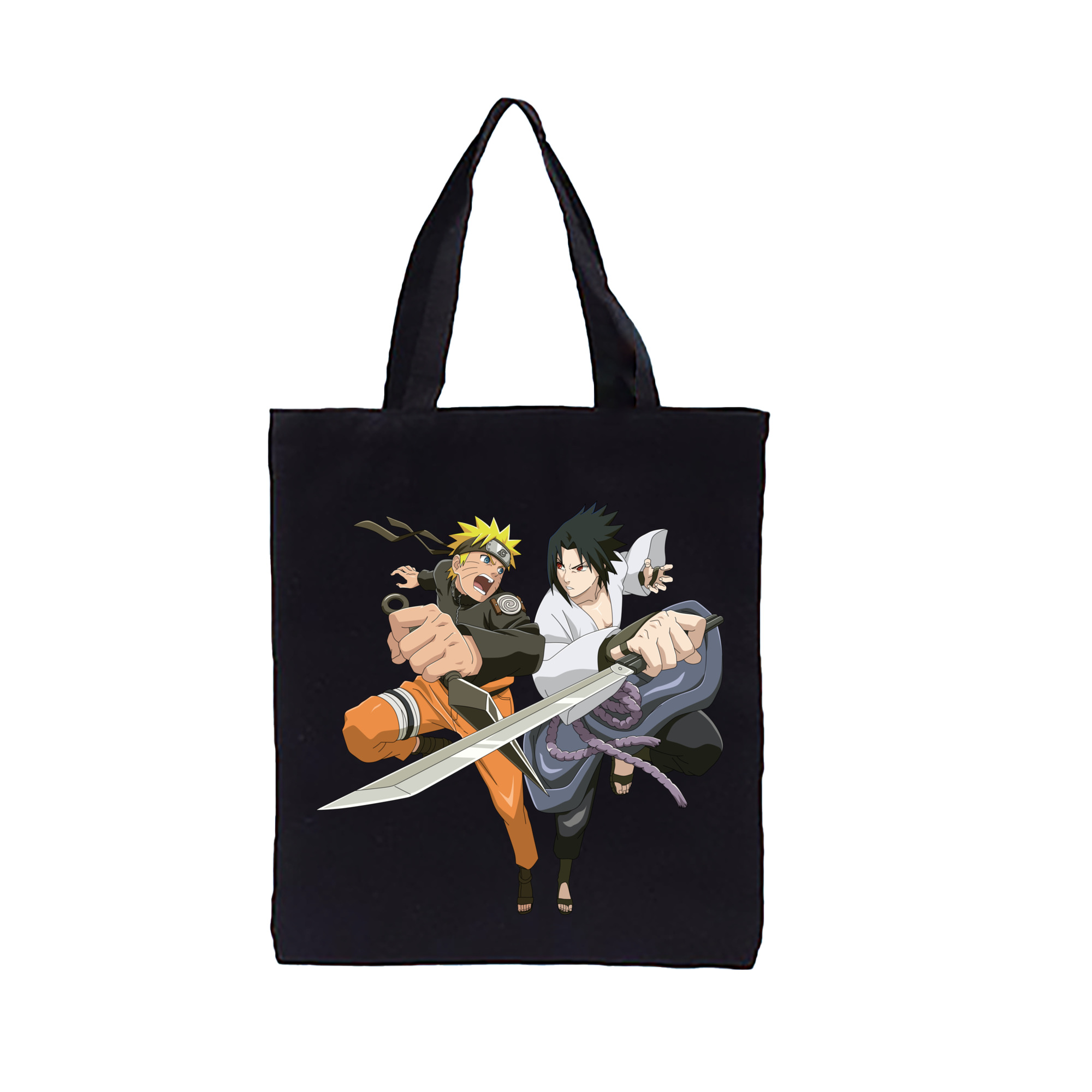 （画像用） NARUTO -ナルト- うずまき ナルト Uzumaki Naruto 縦型キャンバス生地手提げバッグ　トートバッグ